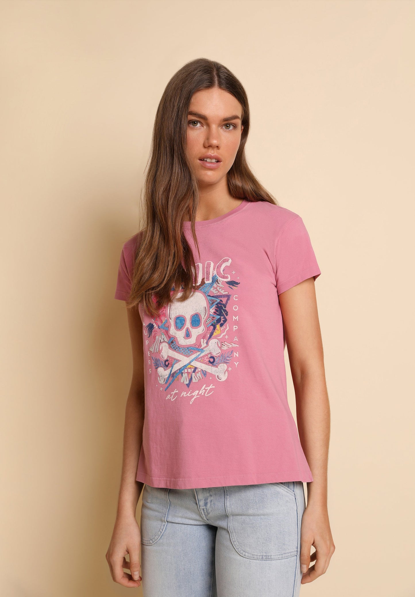CAMISETA CALAVERA PANIC