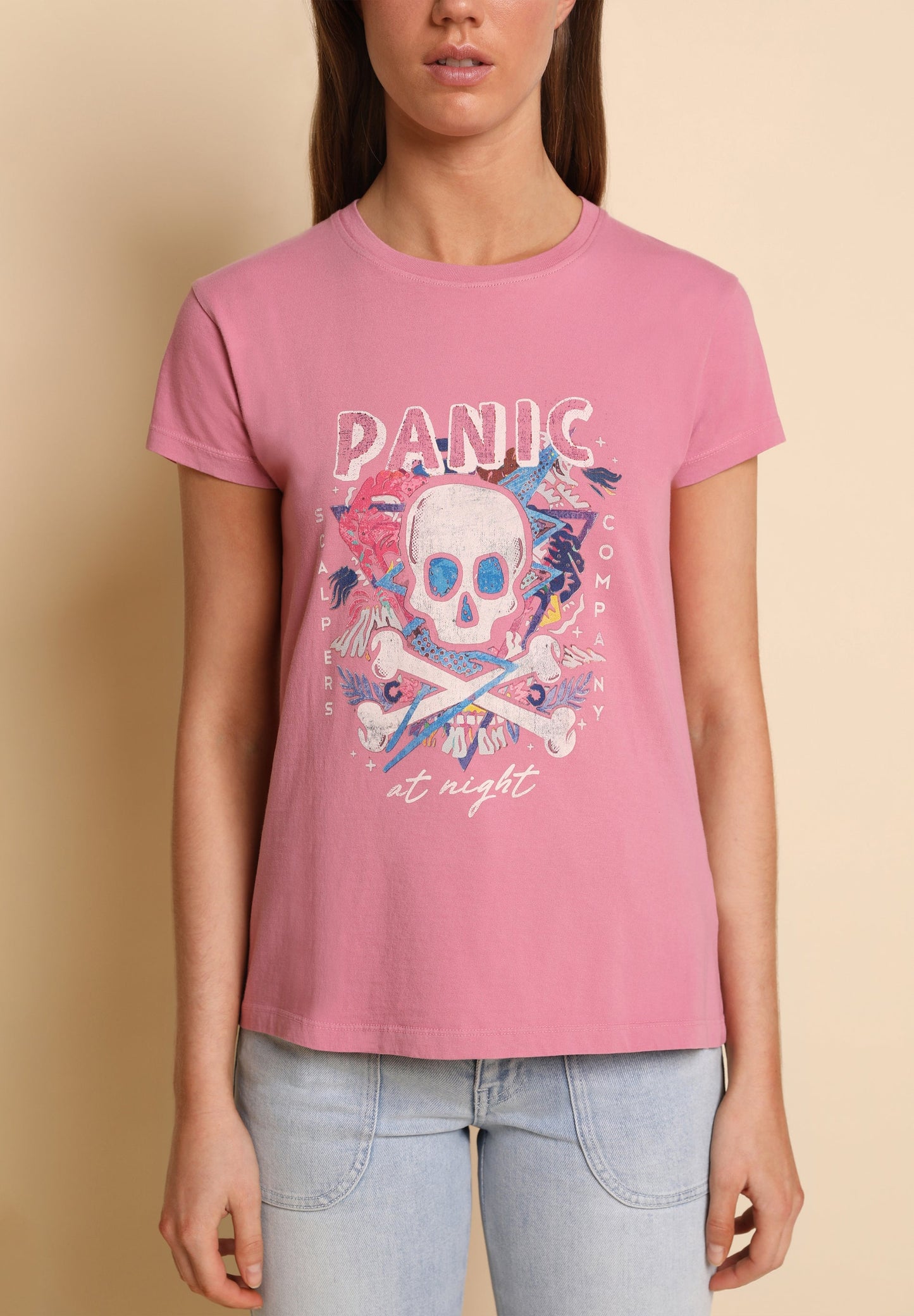 CAMISETA CALAVERA PANIC