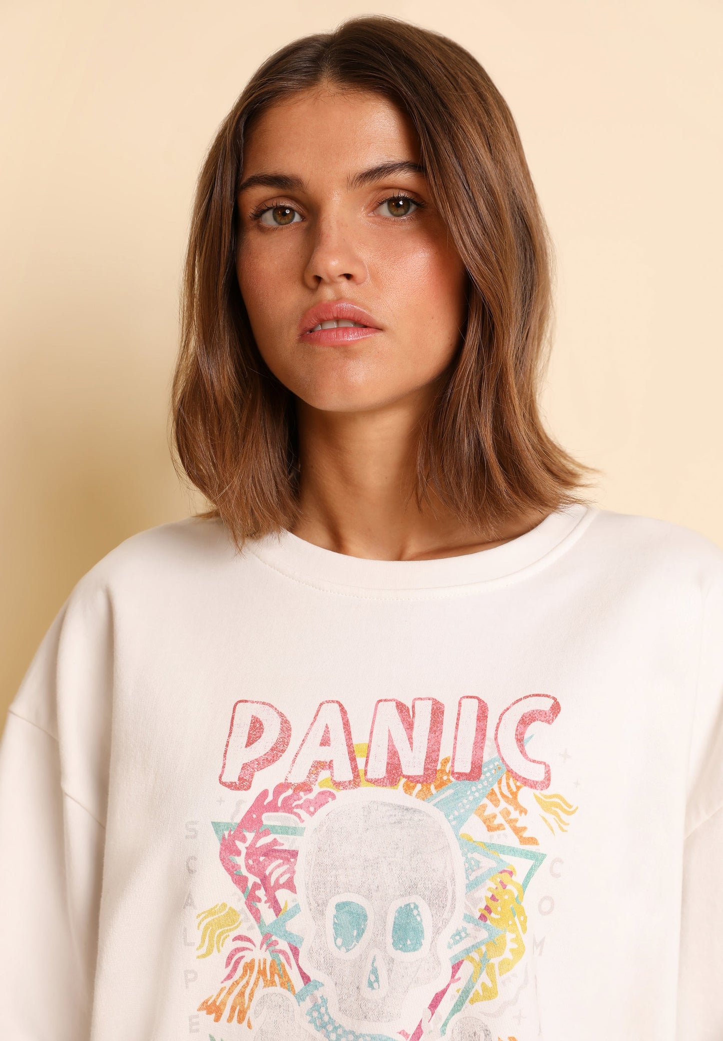 SUDADERA PRINT DIBUJO CALAVERA