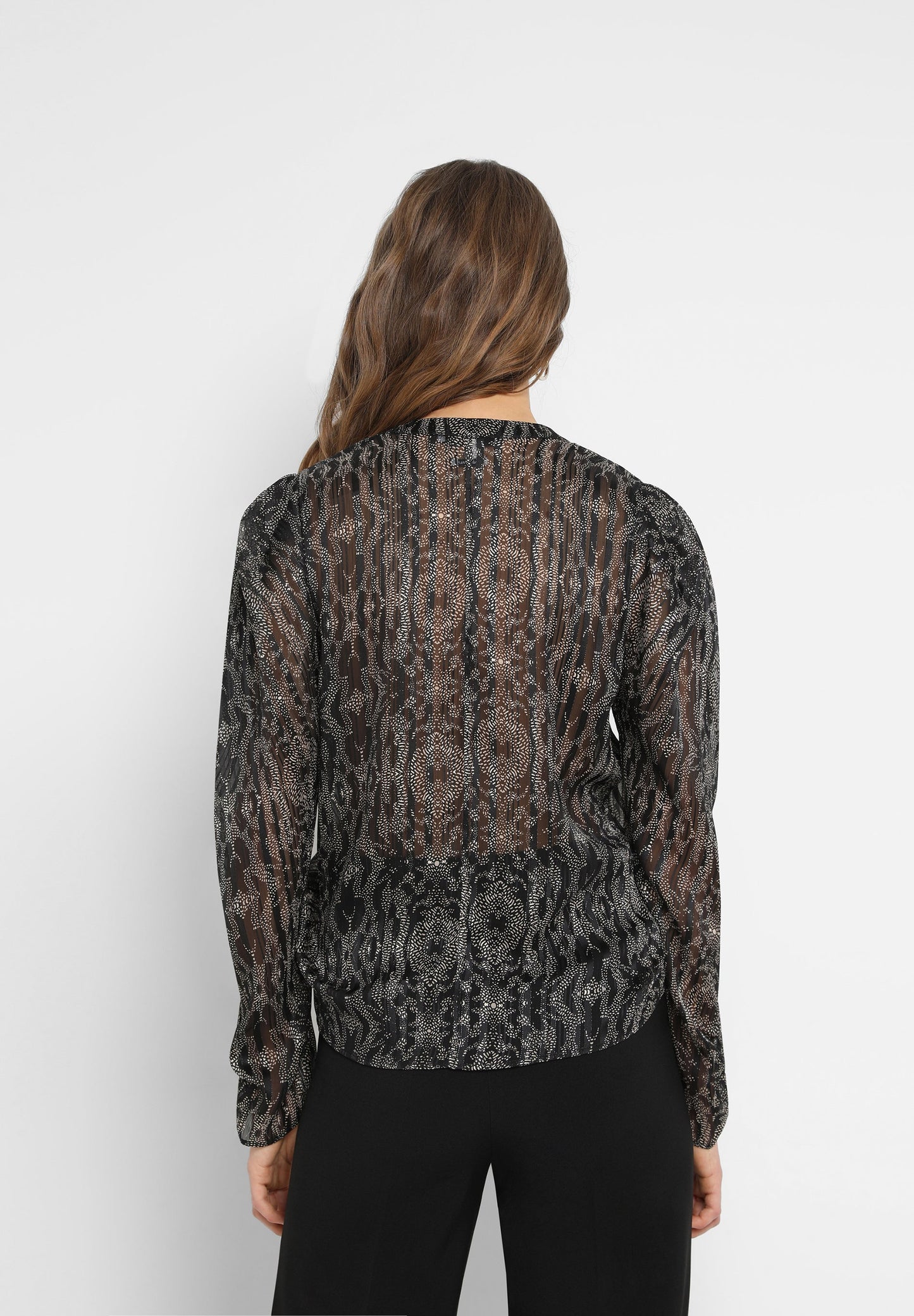 BLUSA ESTAMPADA DRAPEADA