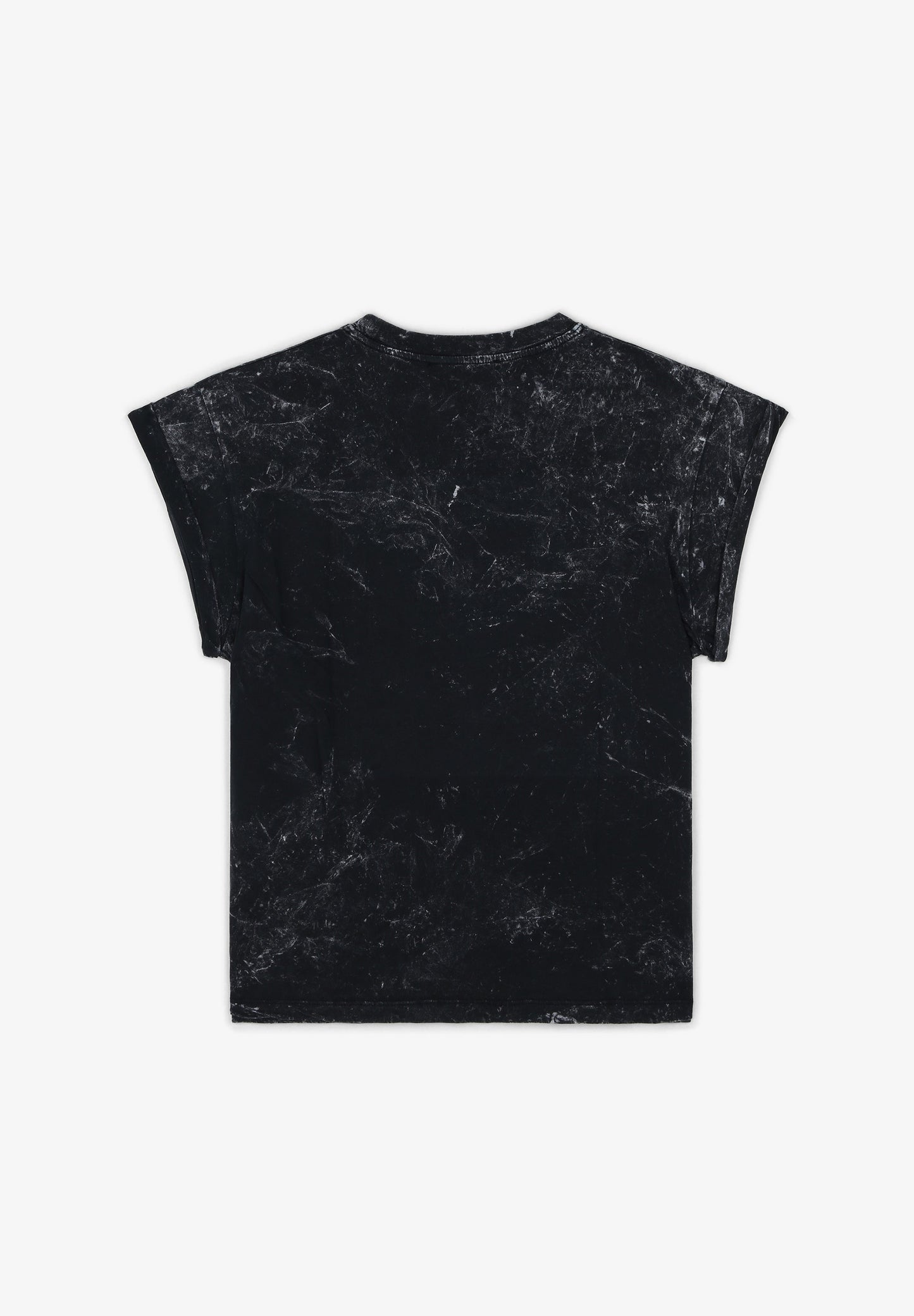 CAMISETA LAVADA CALAVERA TACHUELAS