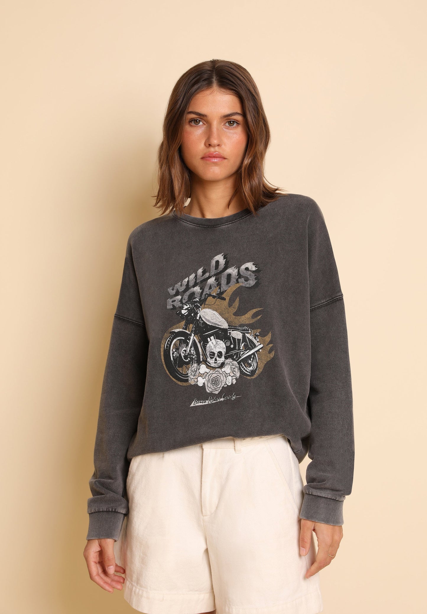 SUDADERA PRINT ROCKERO