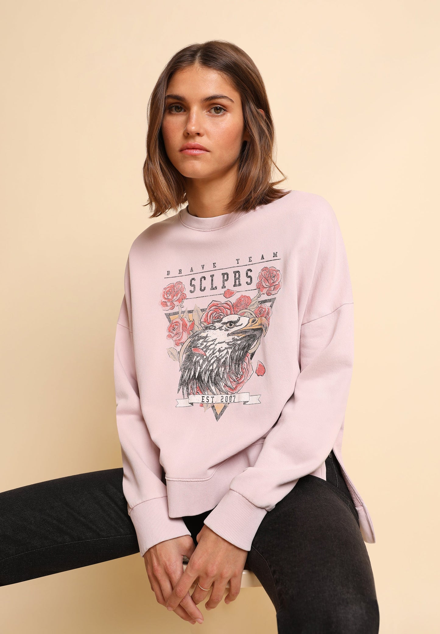 SUDADERA PRINT FRONTAL