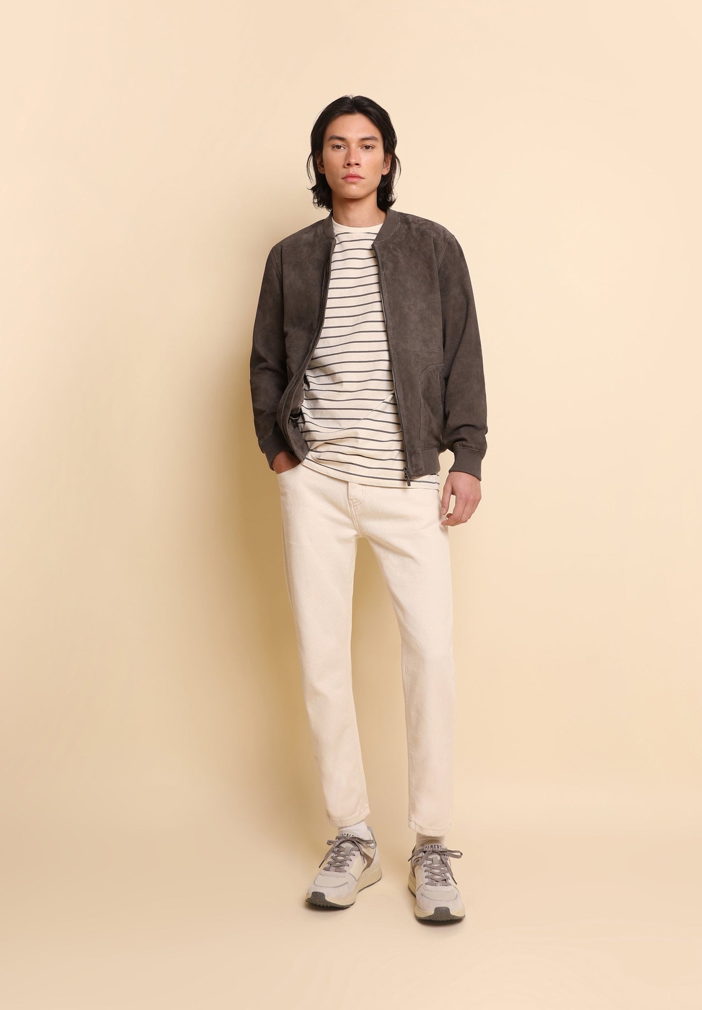 CHAQUETA BOMBER ANTE