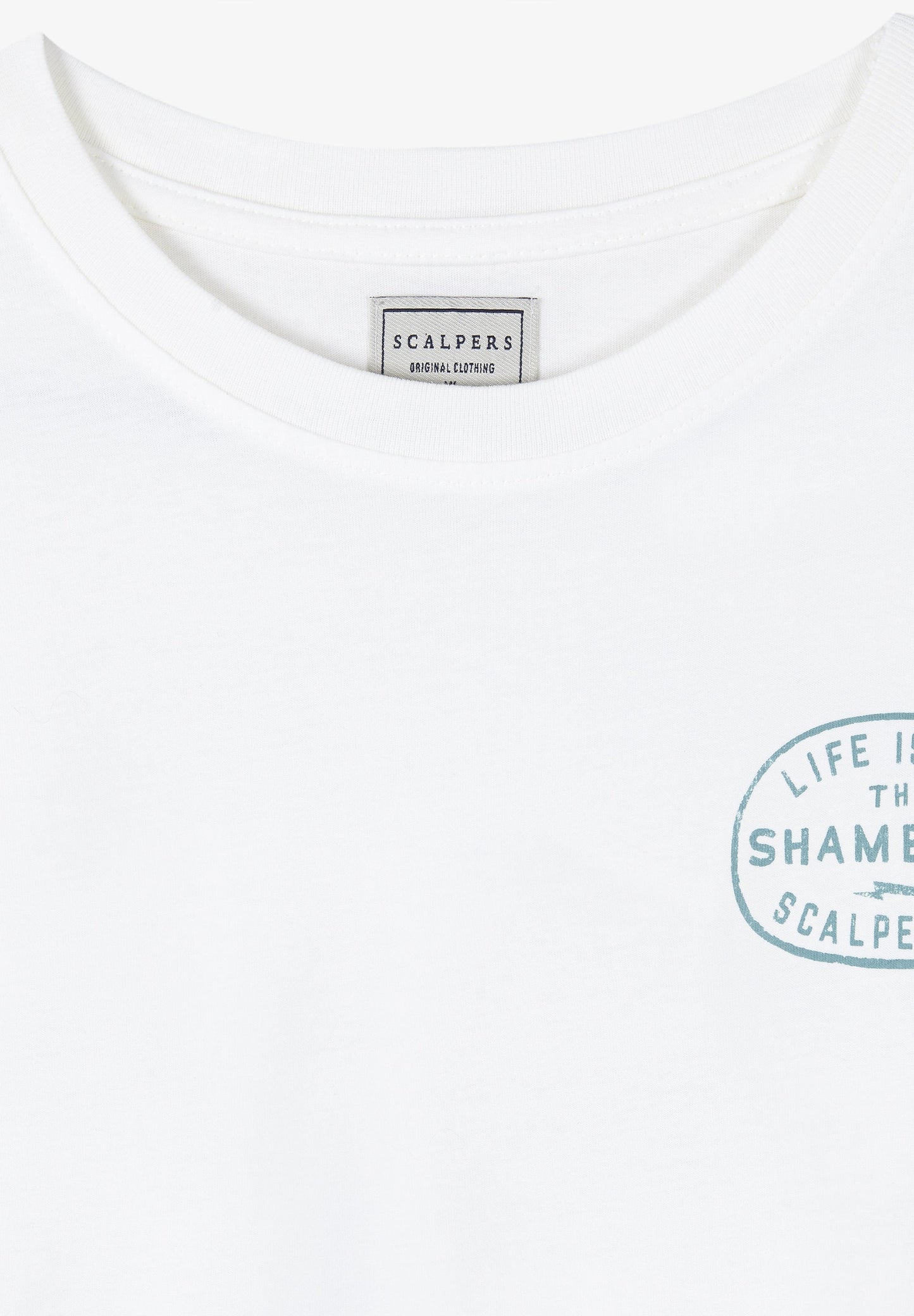 CAMISETA LAVADA PRINT CONTRASTE