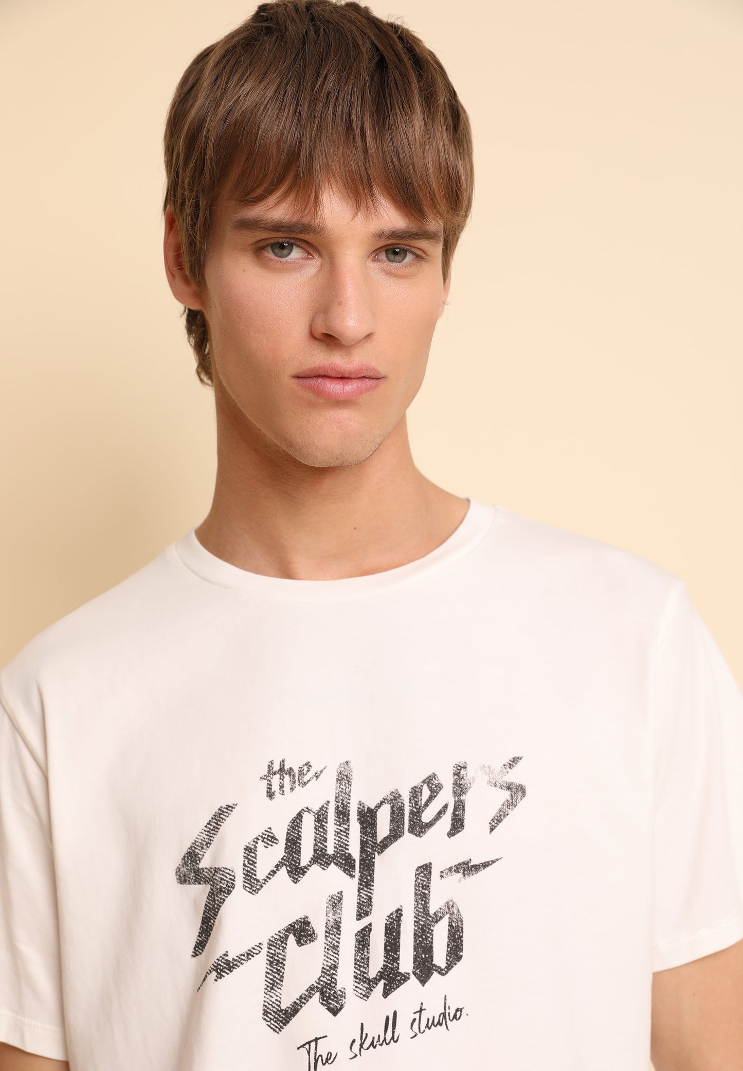 CAMISETA LAVADA PRINT FRONTAL