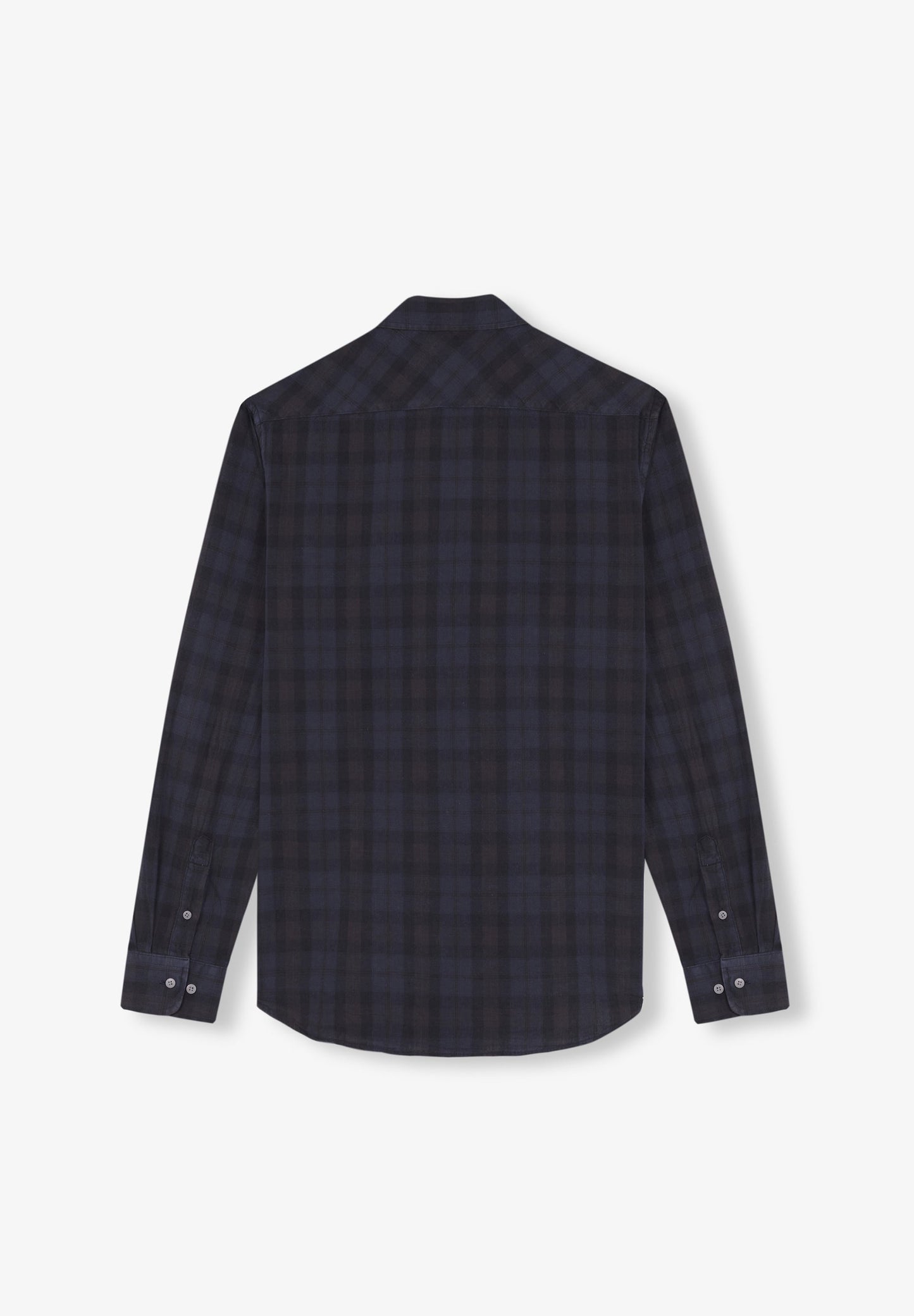 CAMISA CUADROS CUELLO BOTONES