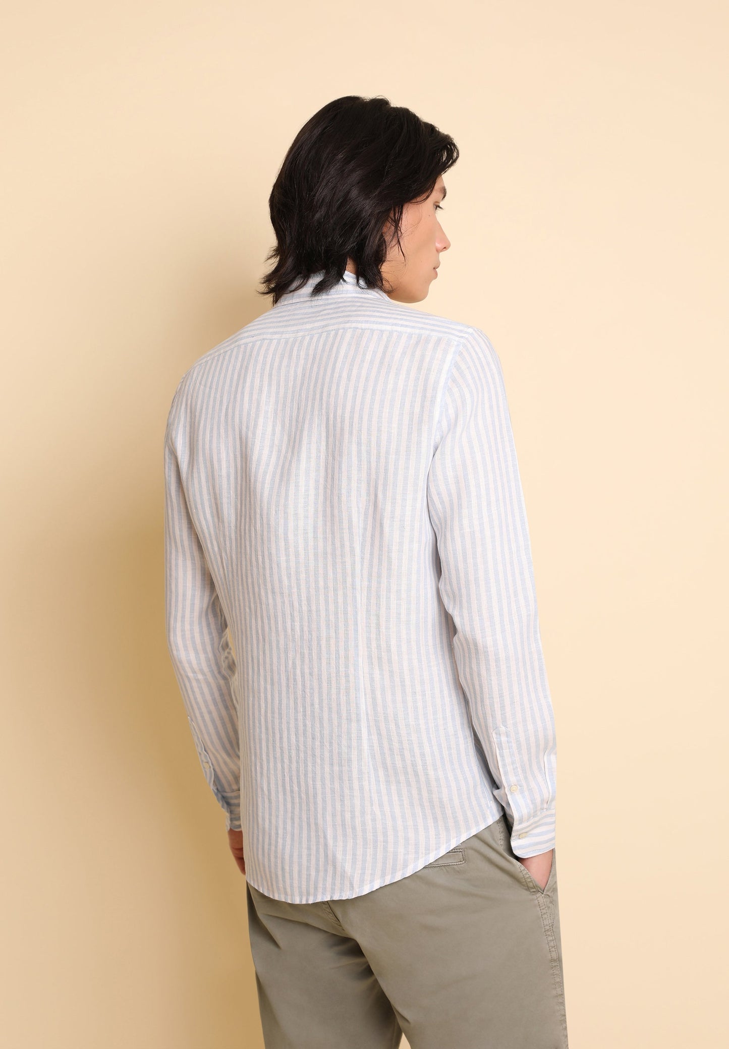 CAMISA LINO RAYAS