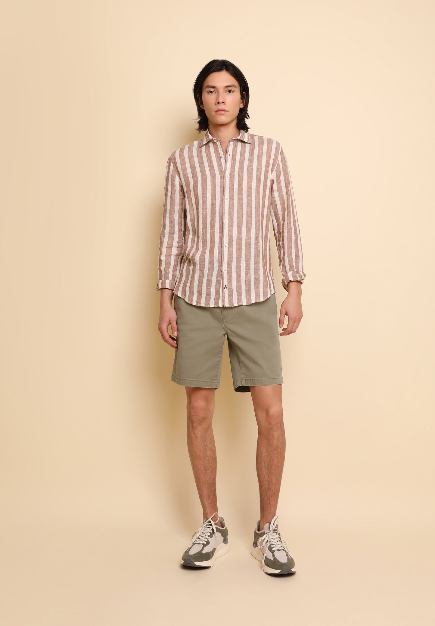 CAMISA LINO RAYAS