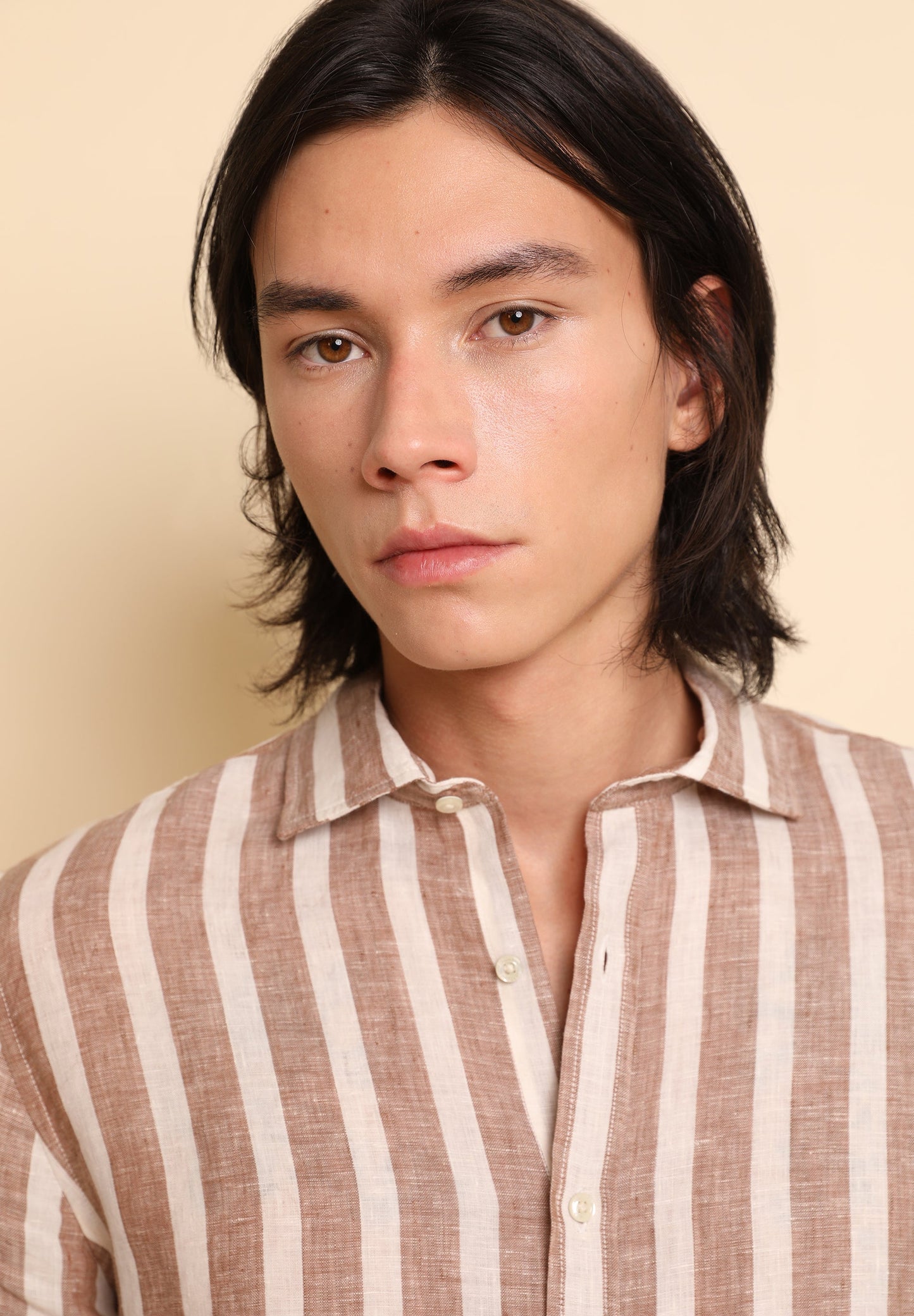 CAMISA LINO RAYAS