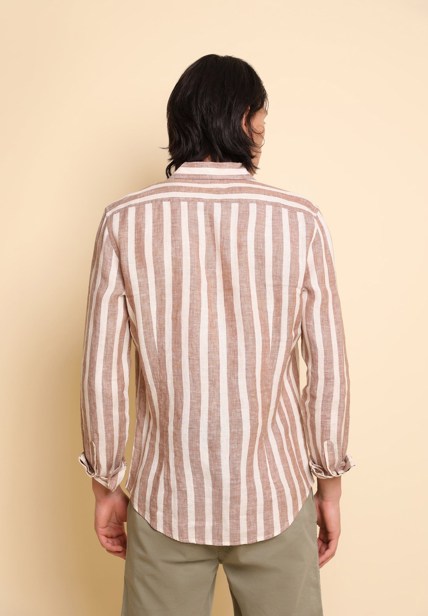 CAMISA LINO RAYAS