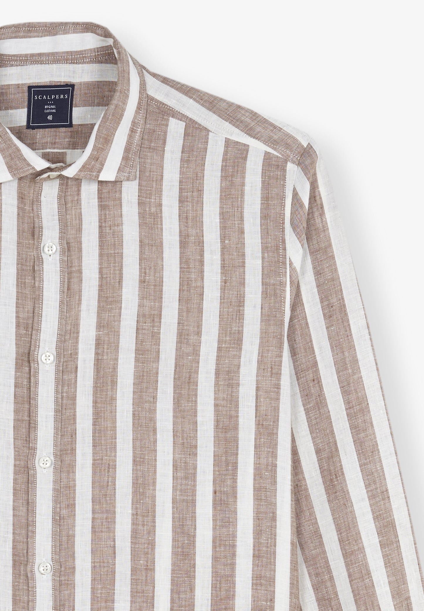CAMISA LINO RAYAS