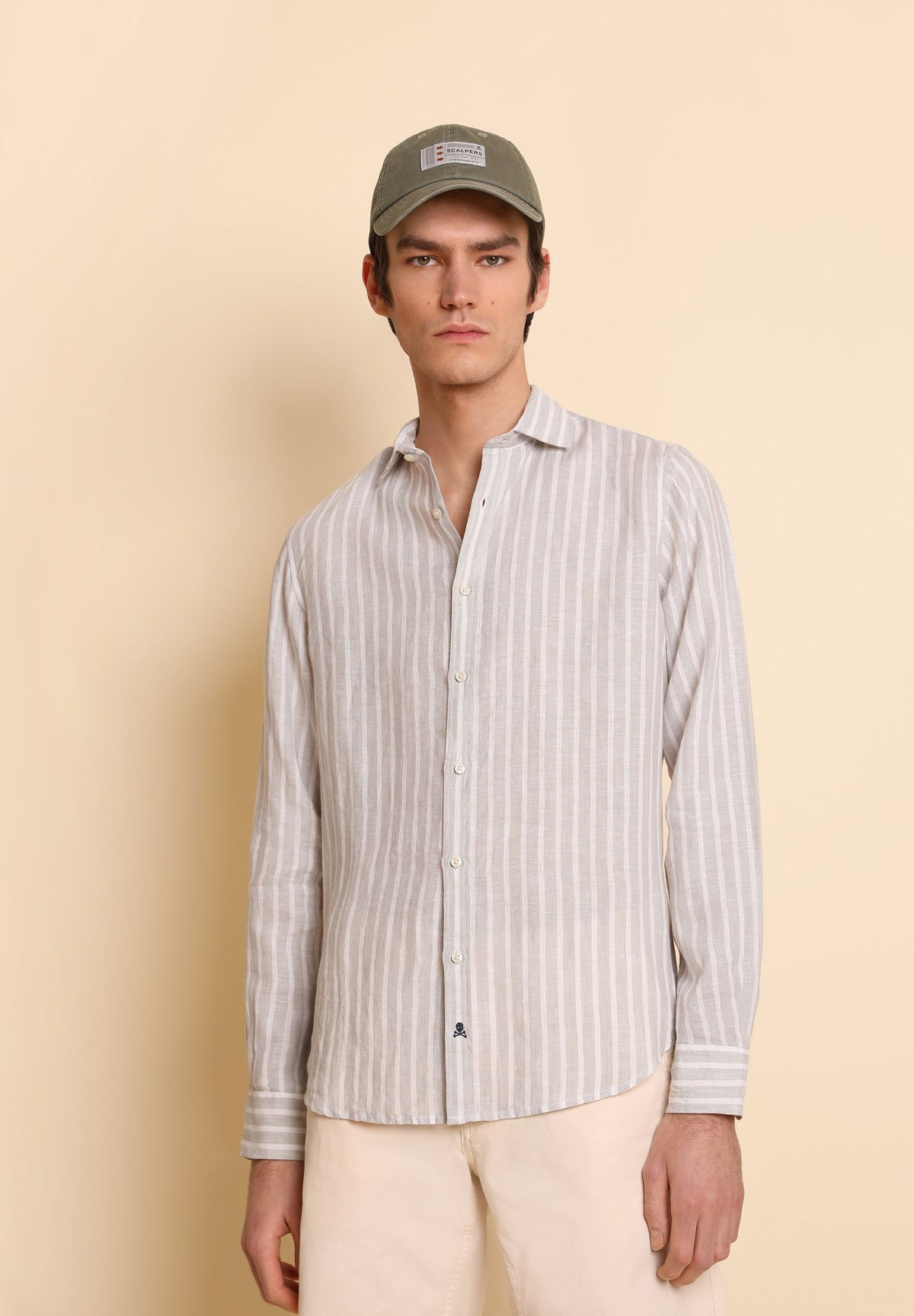 CAMISA LINO RAYAS