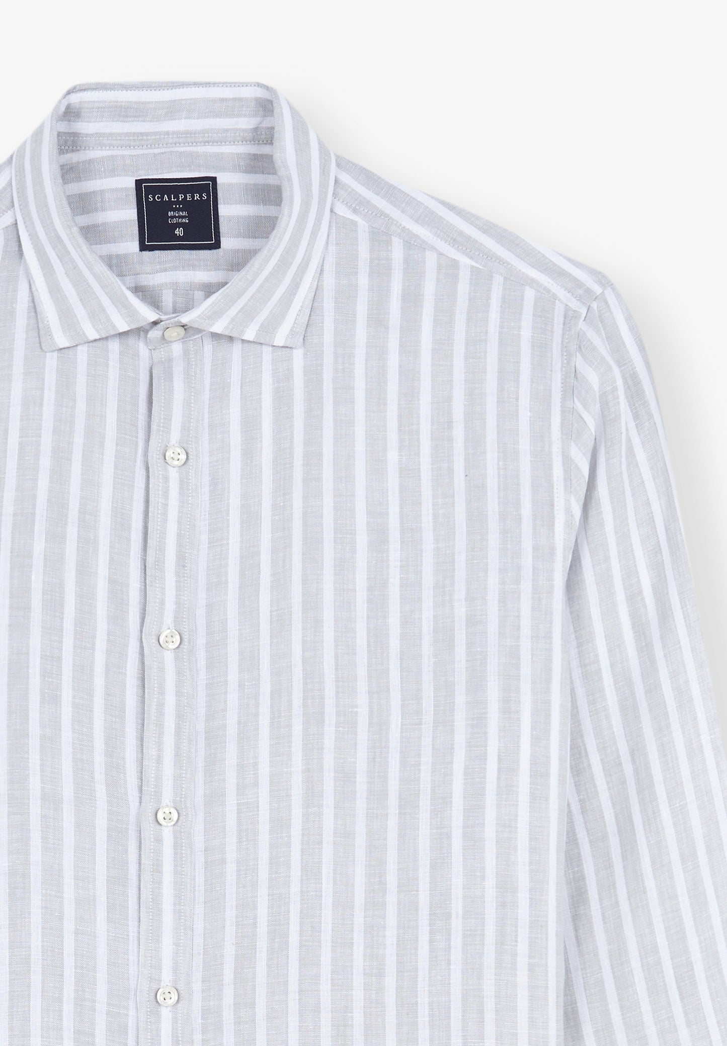 CAMISA LINO RAYAS