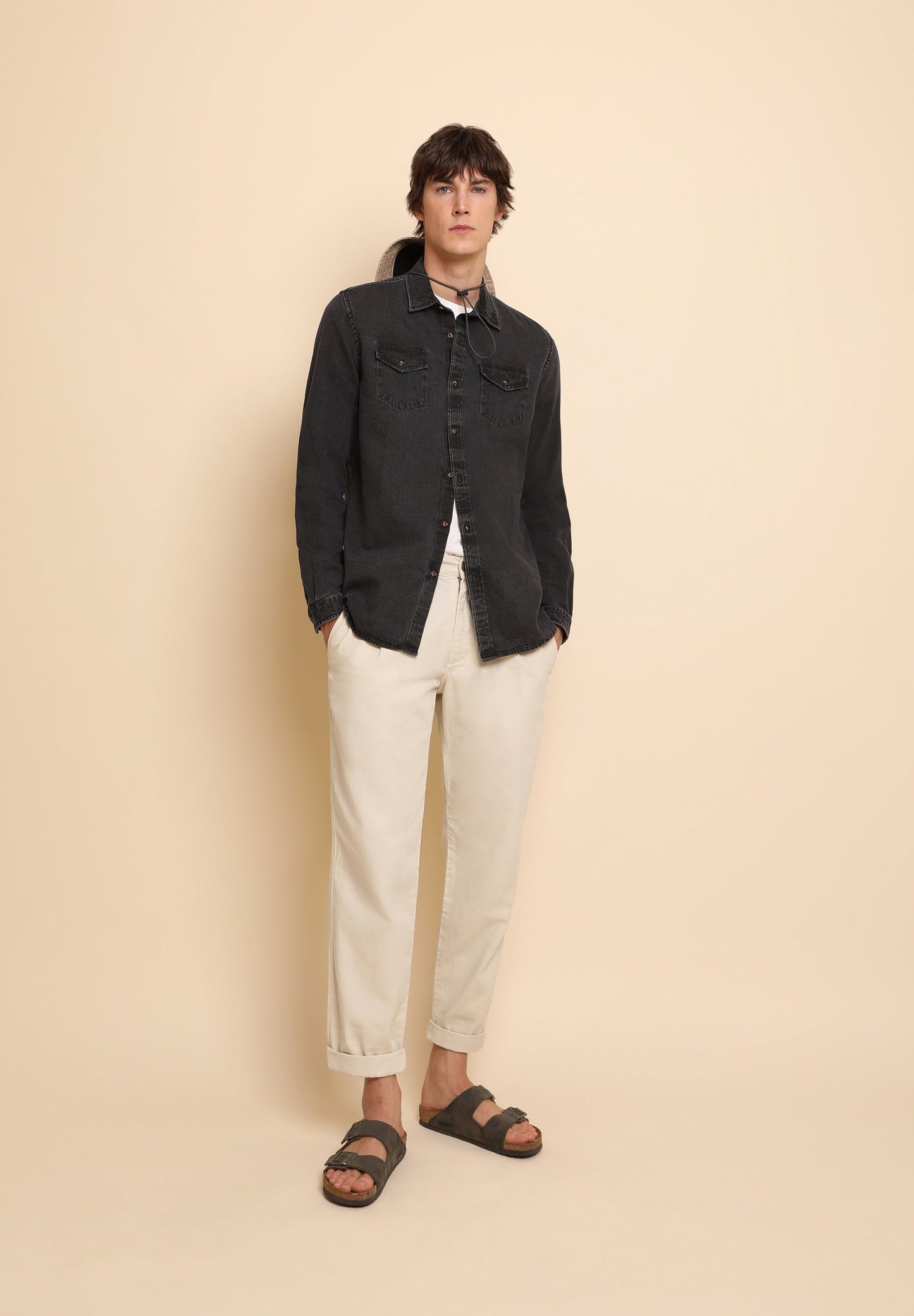 CAMISA DENIM LAVADA