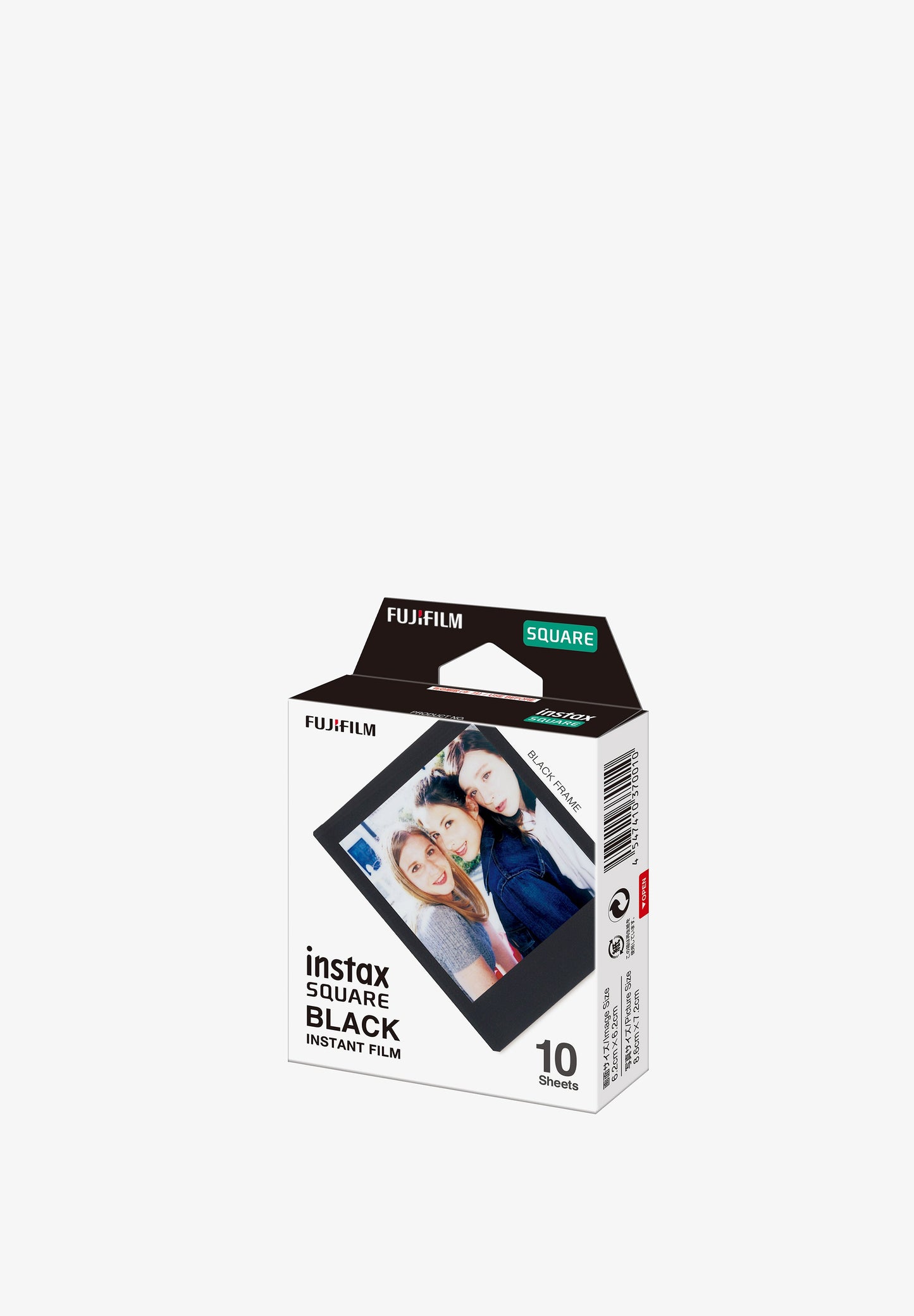 INSTAX | PELÍCULA INSTAX SQUARE BLACK FRAME x10