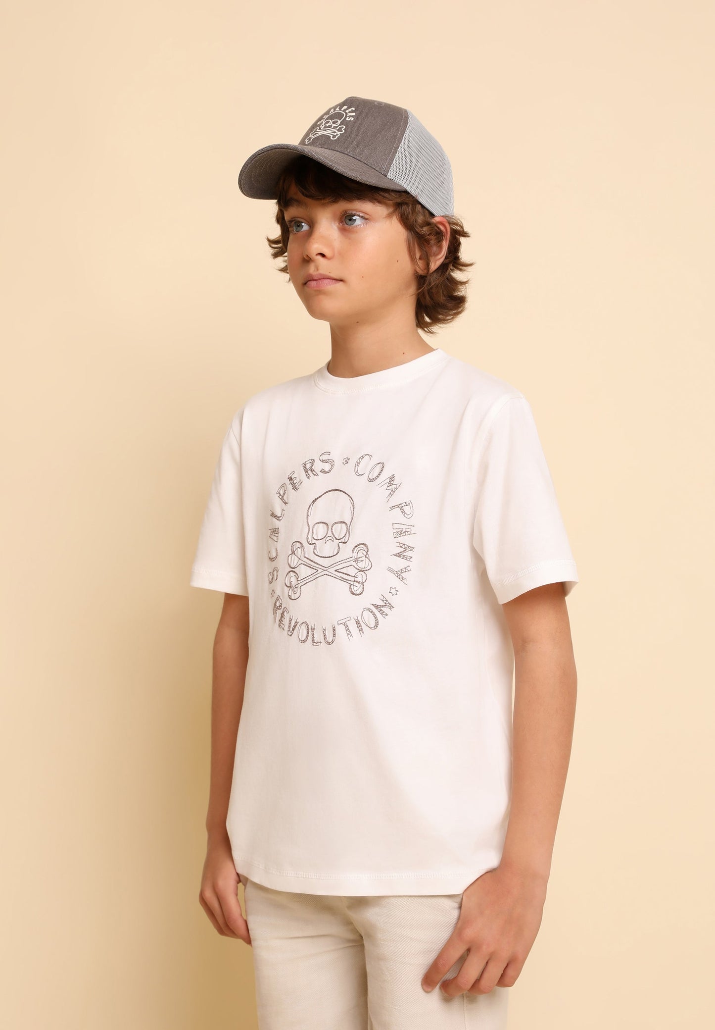 CAMISETA LOGO CALAVERA