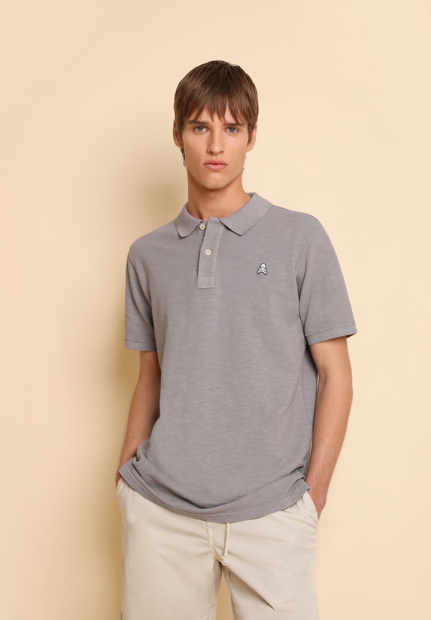 POLO CALAVERA PARCHE