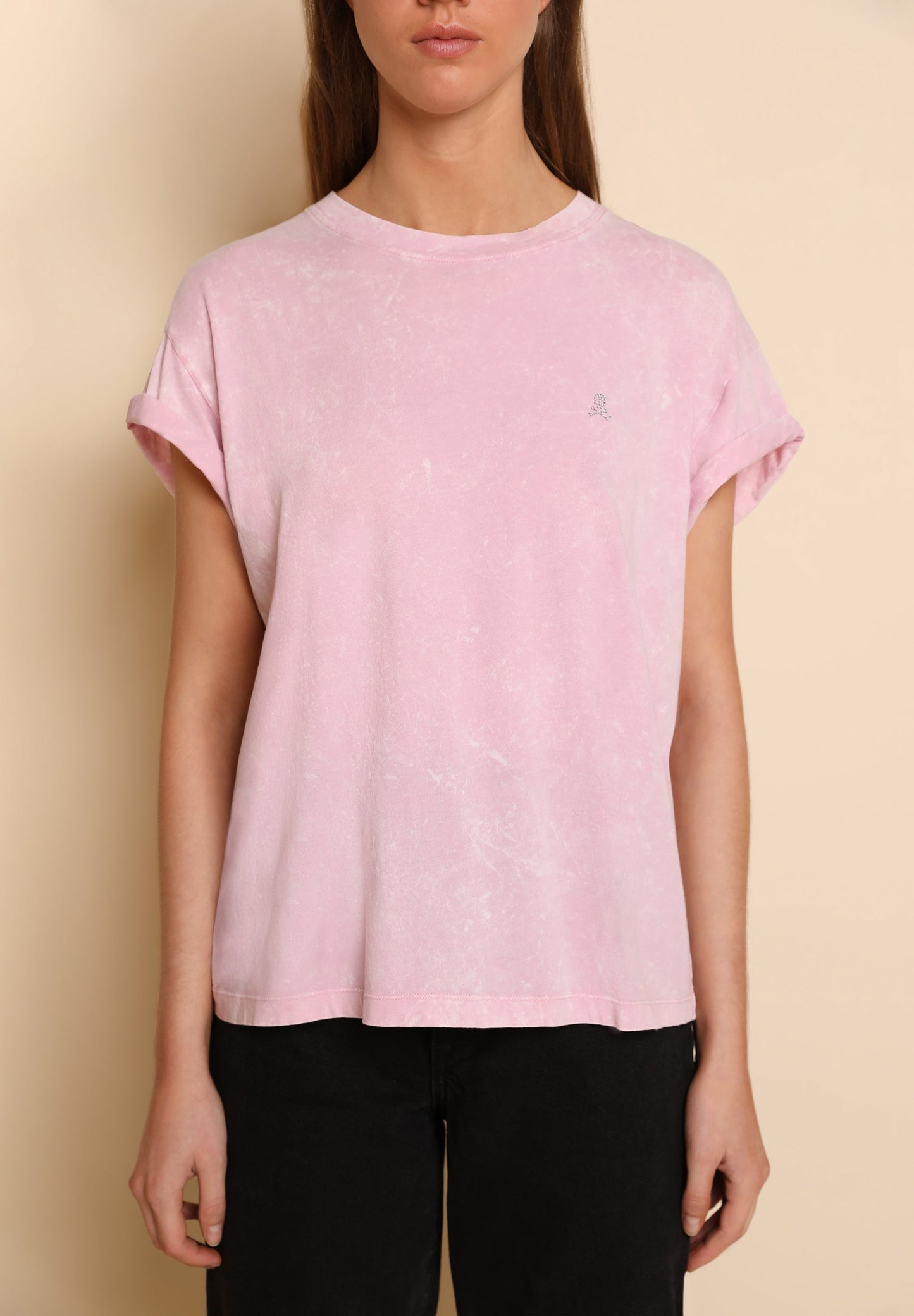 CAMISETA CALAVERA MINI TACHAS