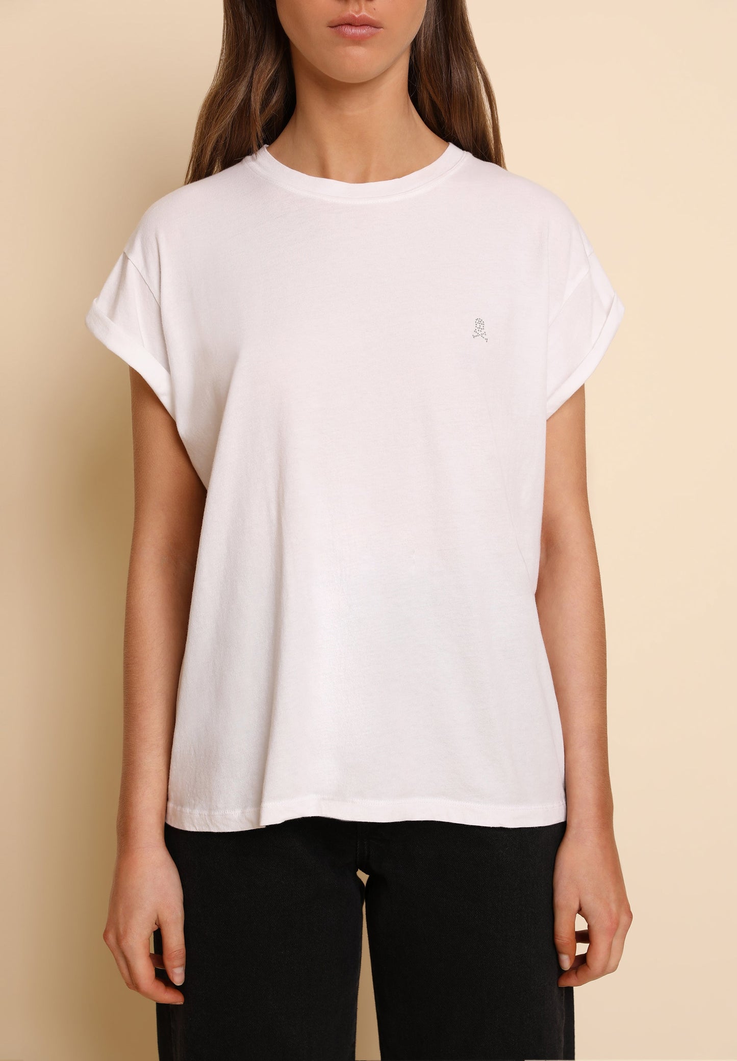 CAMISETA CALAVERA MINI TACHAS