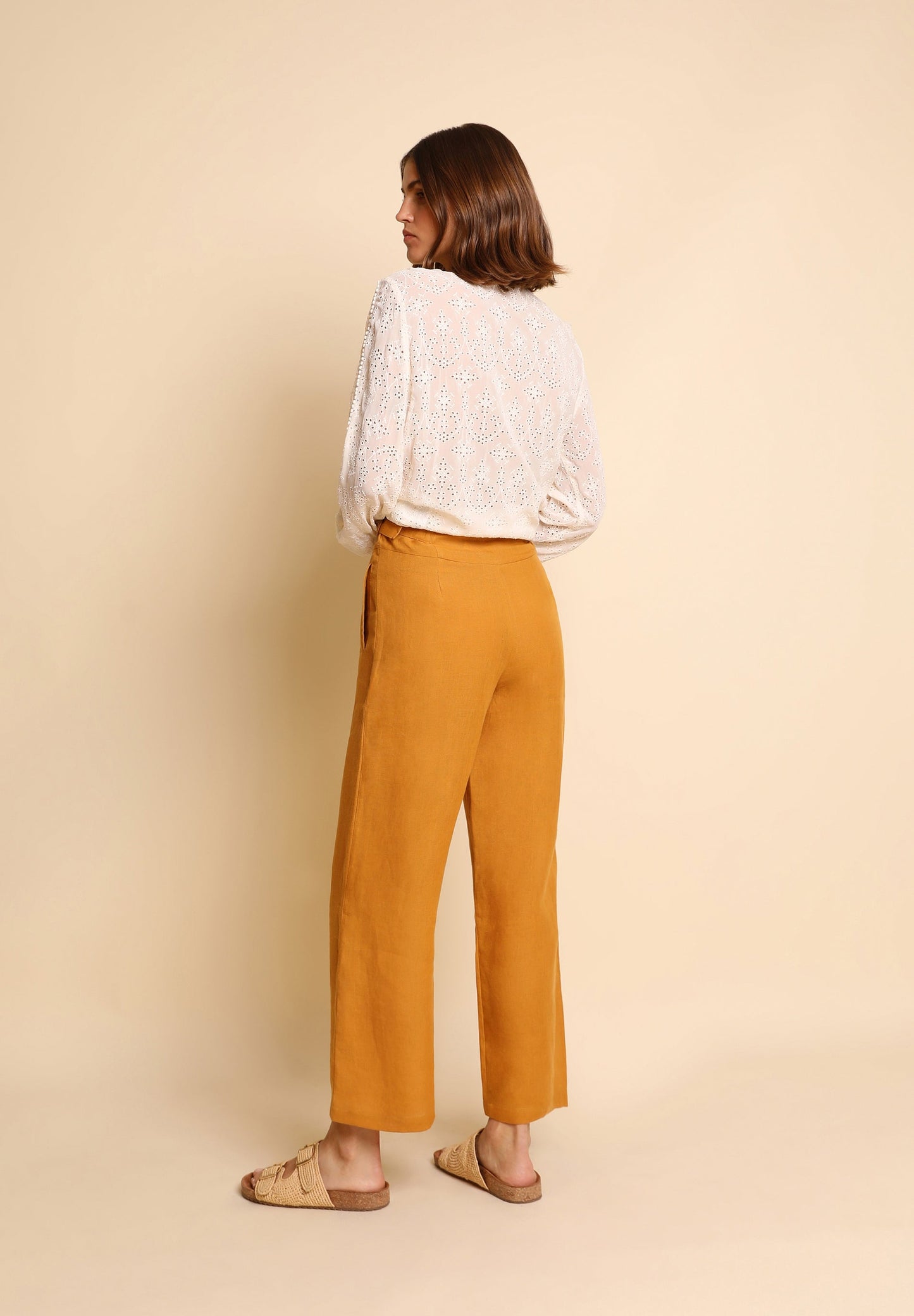 PANTALÓN CULOTTE LINO