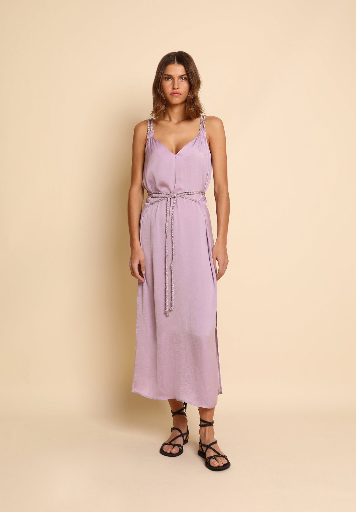 VESTIDO MIDI SLIP