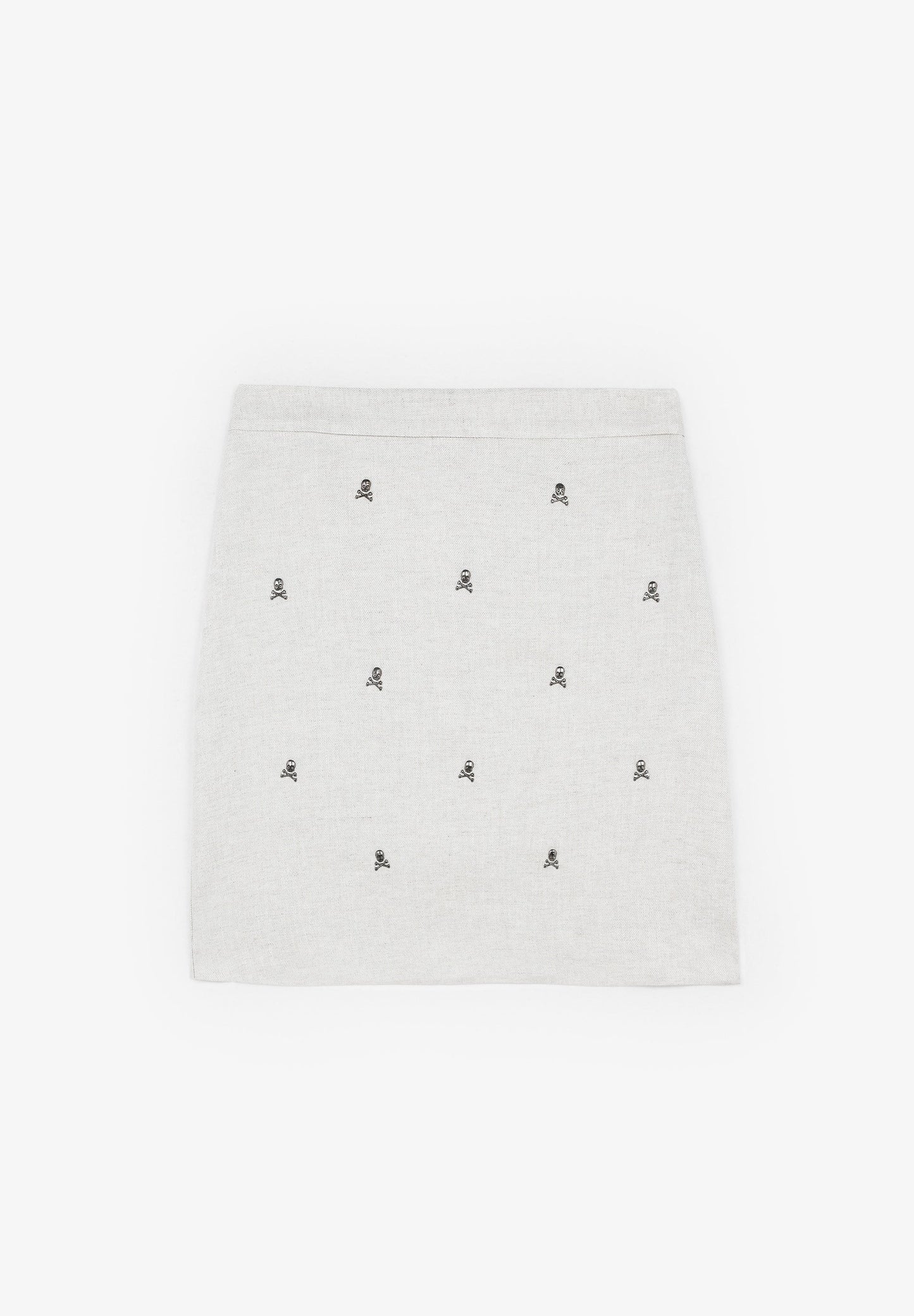 FALDA MINI LINO CALAVERAS