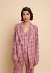 BLAZER LARGA CUADROS