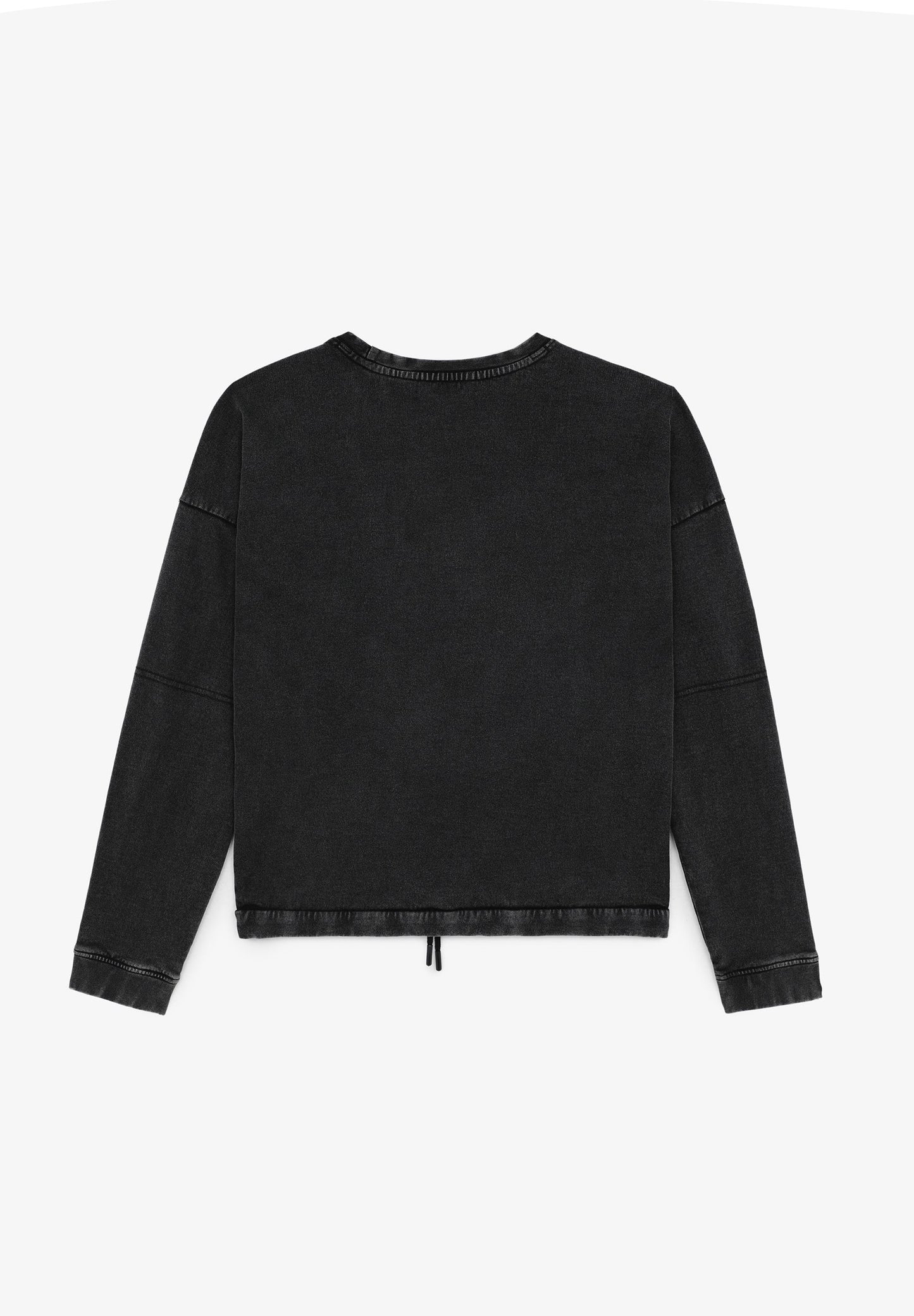 SUDADERA LAVADA LOGO BORDADO
