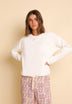SUDADERA LAVADA LOGO BORDADO