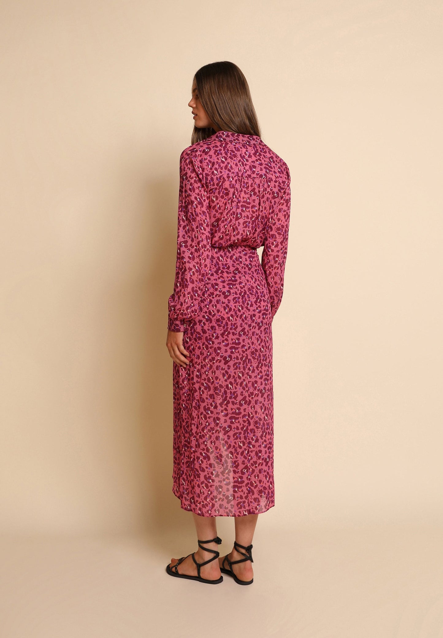 FALDA MIDI ANIMAL PRINT