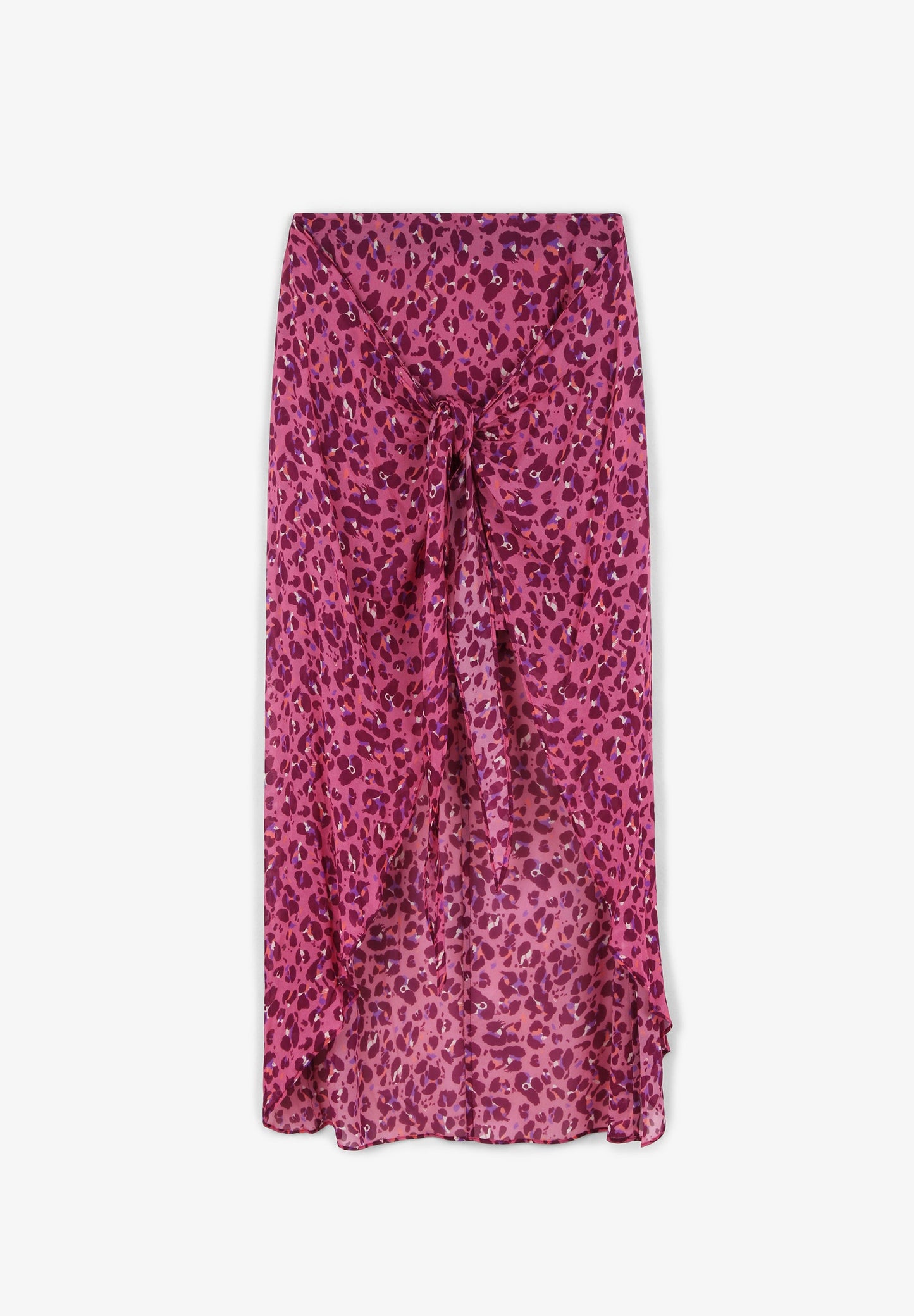 FALDA MIDI ANIMAL PRINT