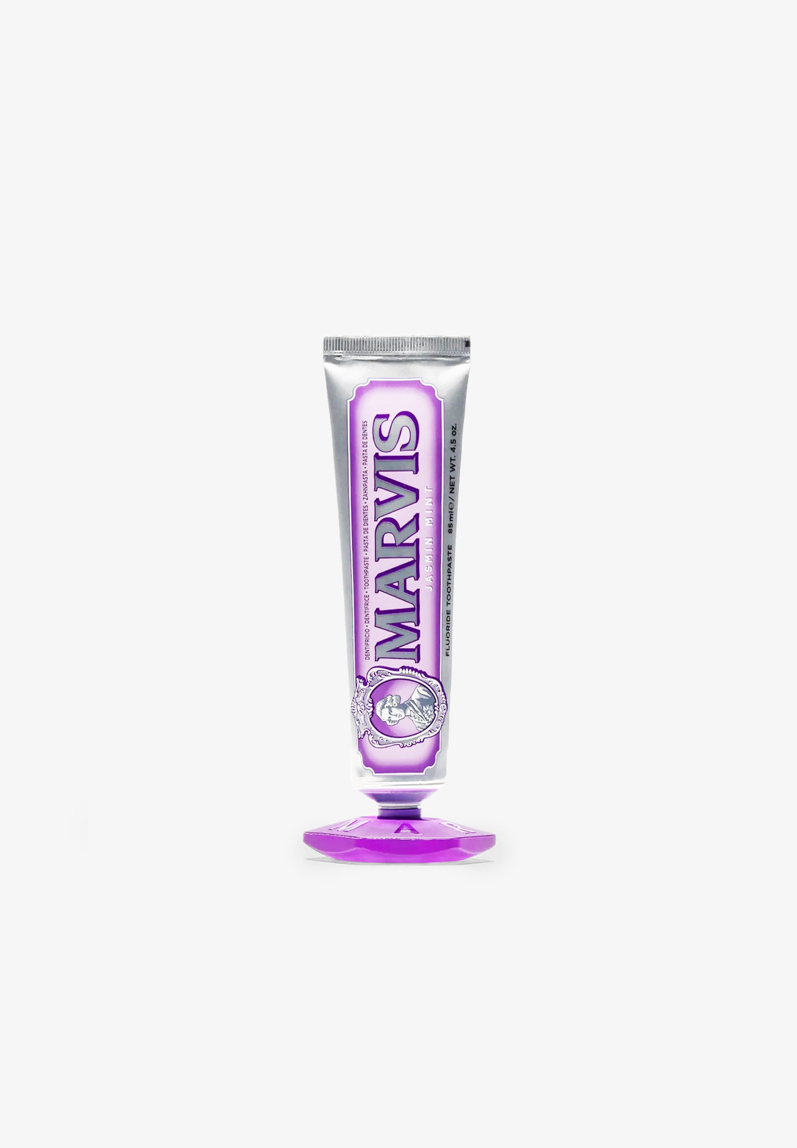 MARVIS | DENTÍFRICO JASMIN MINT 85 ML + SOPORTE