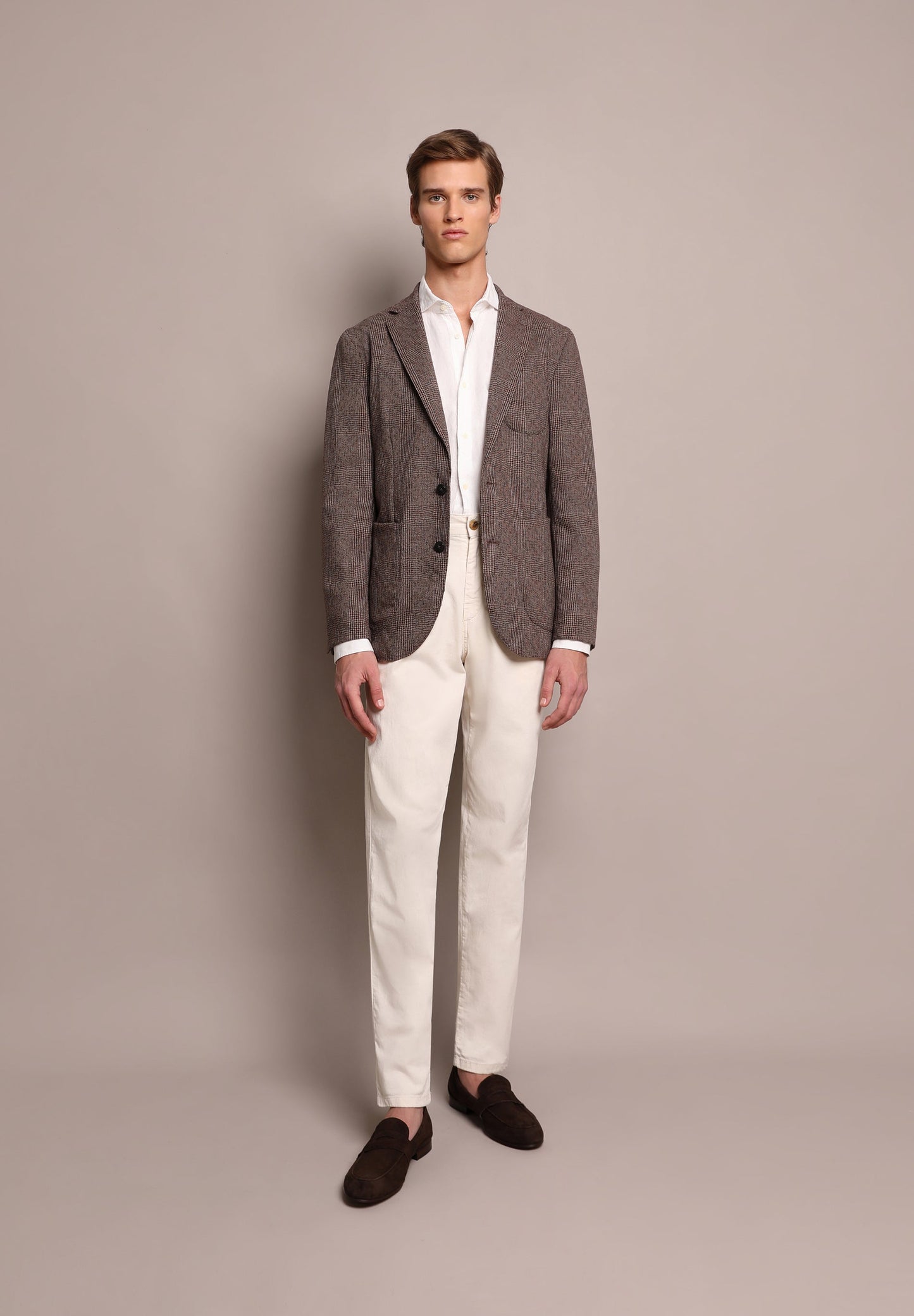 BLAZER CUADROS LANA