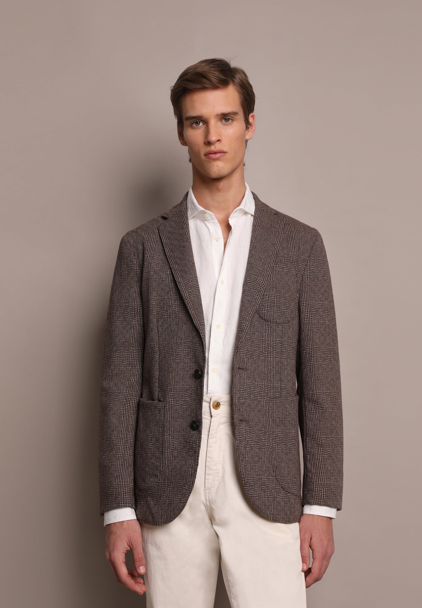 BLAZER CUADROS LANA