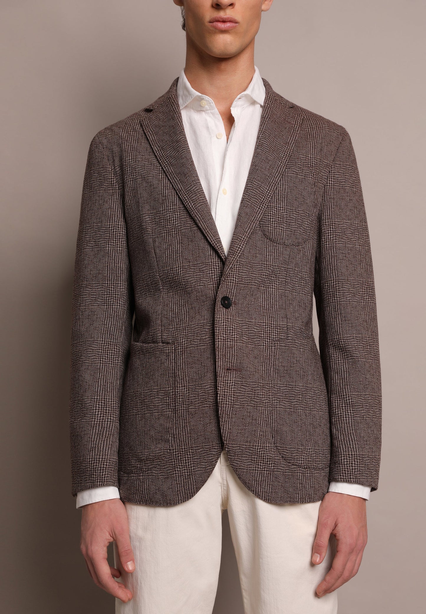 BLAZER CUADROS LANA
