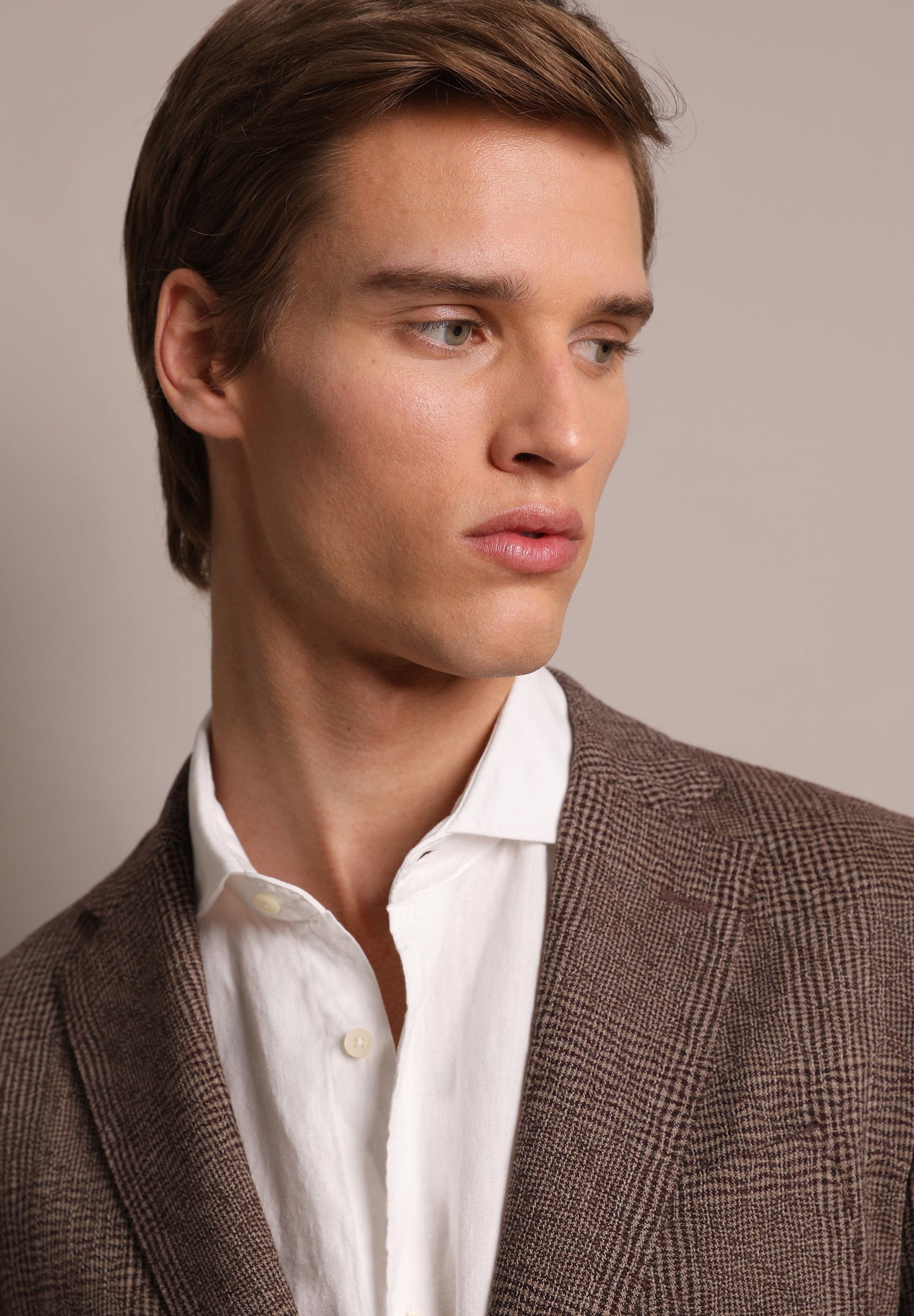 BLAZER CUADROS LANA