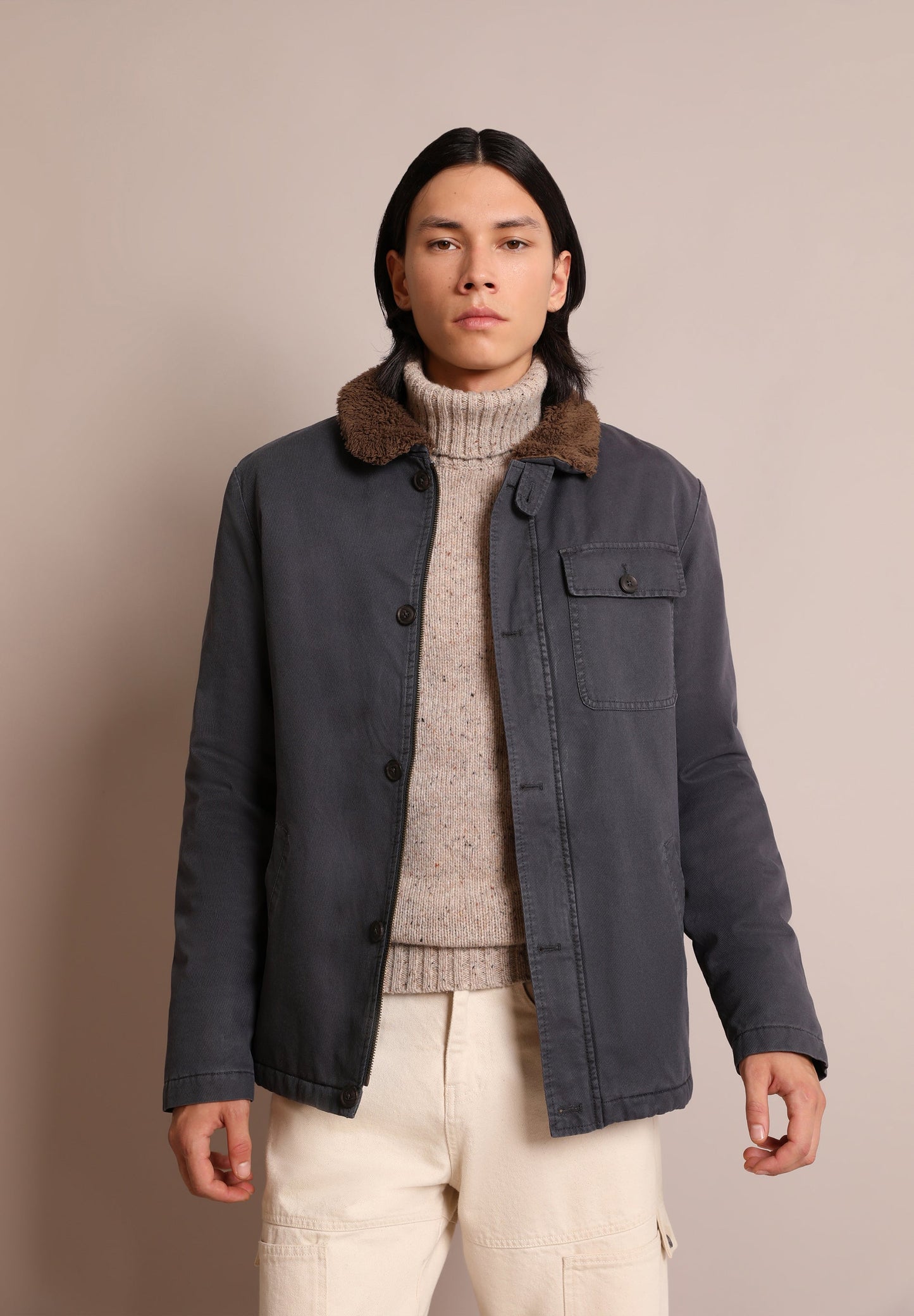 CHAQUETA CUELLO BORREGO