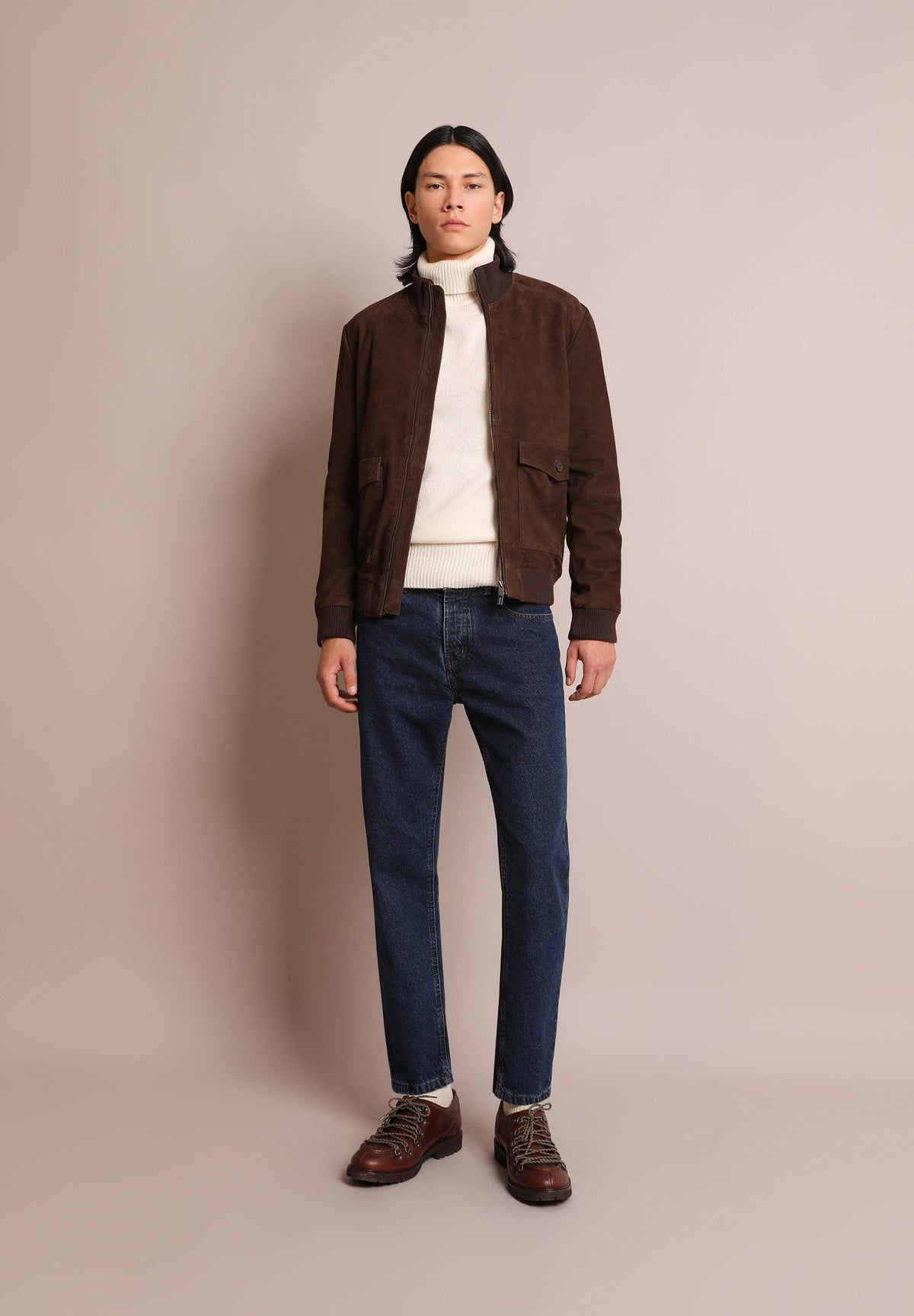 SUEDE BOMBER