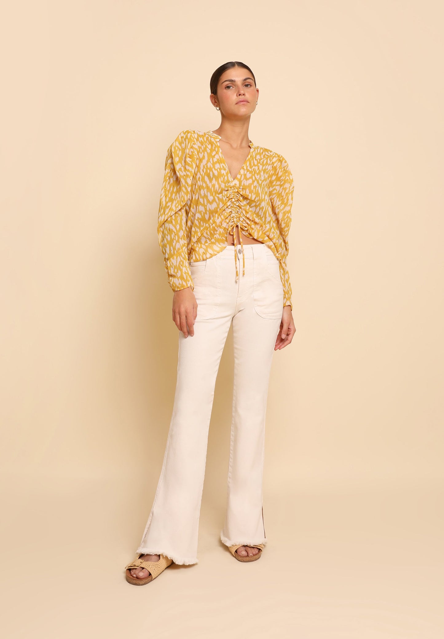 BLUSA FRUNCE PRINT