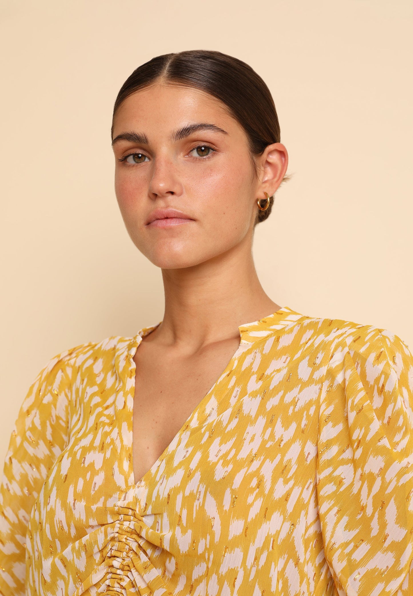 BLUSA FRUNCE PRINT
