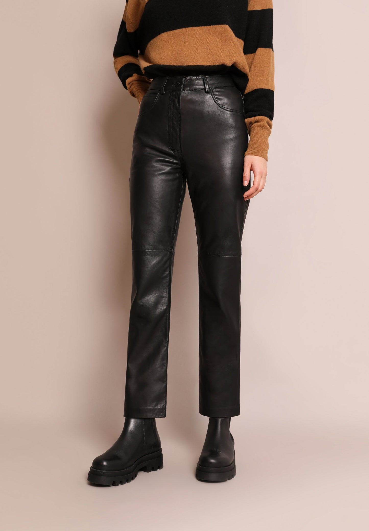 LEATHER PANT 5P
