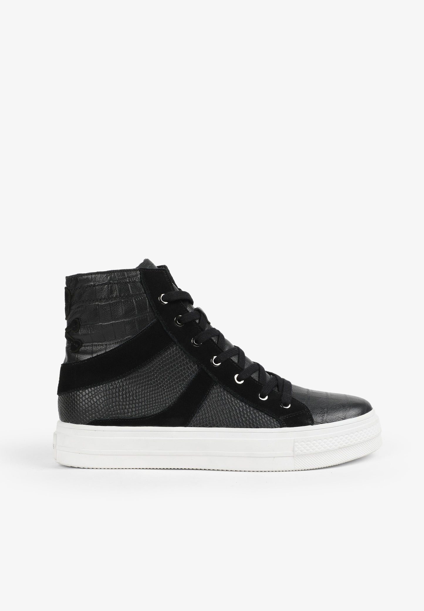 SNEAKERS ALTAS GRABADAS