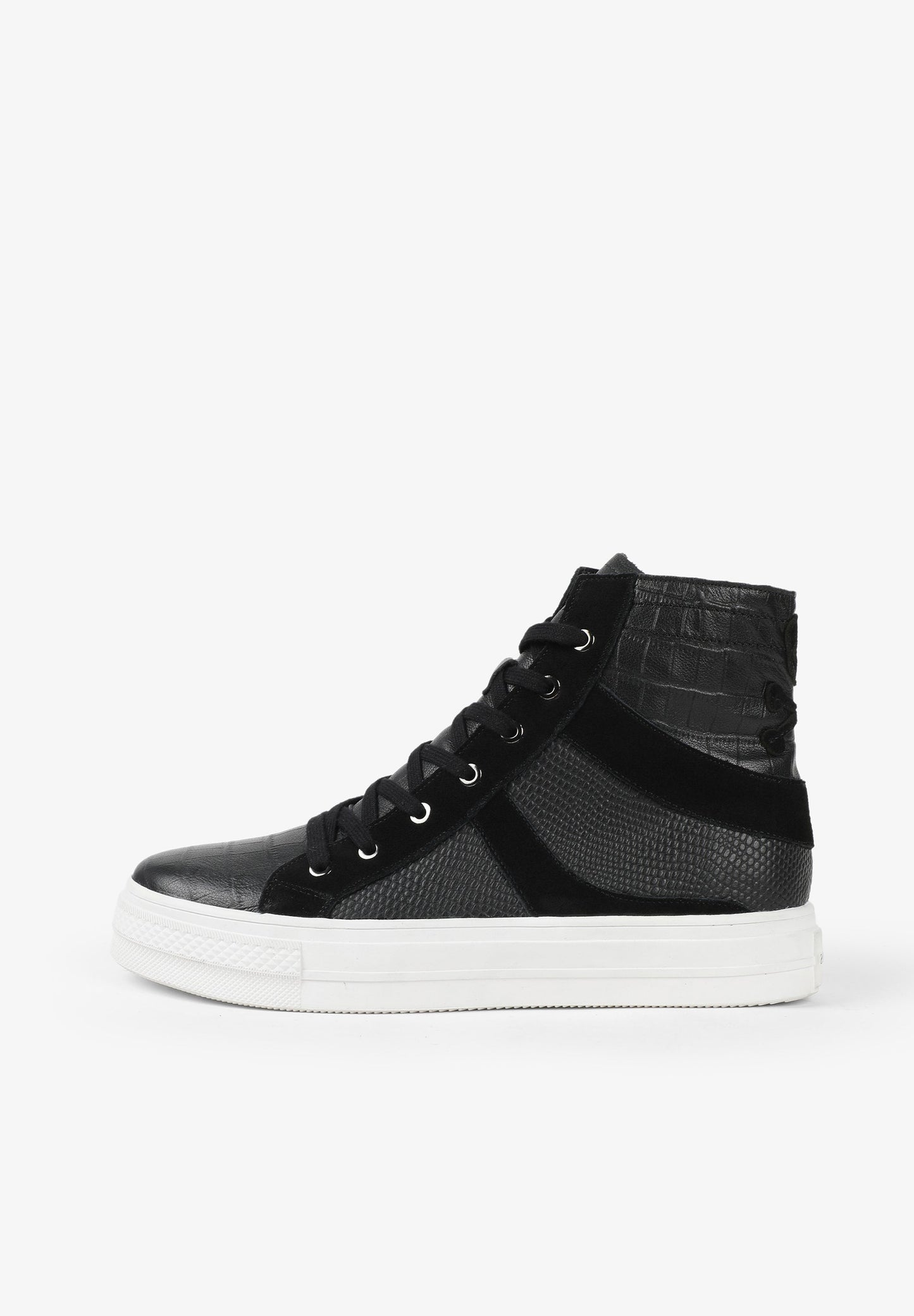 SNEAKERS ALTAS GRABADAS