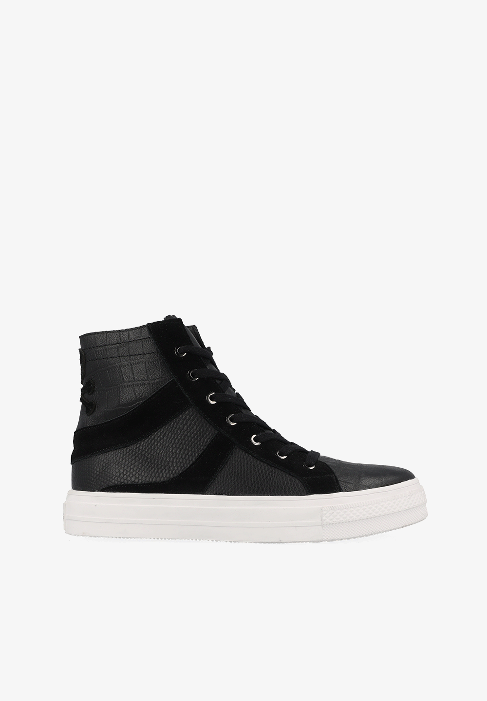 SNEAKERS ALTAS GRABADAS