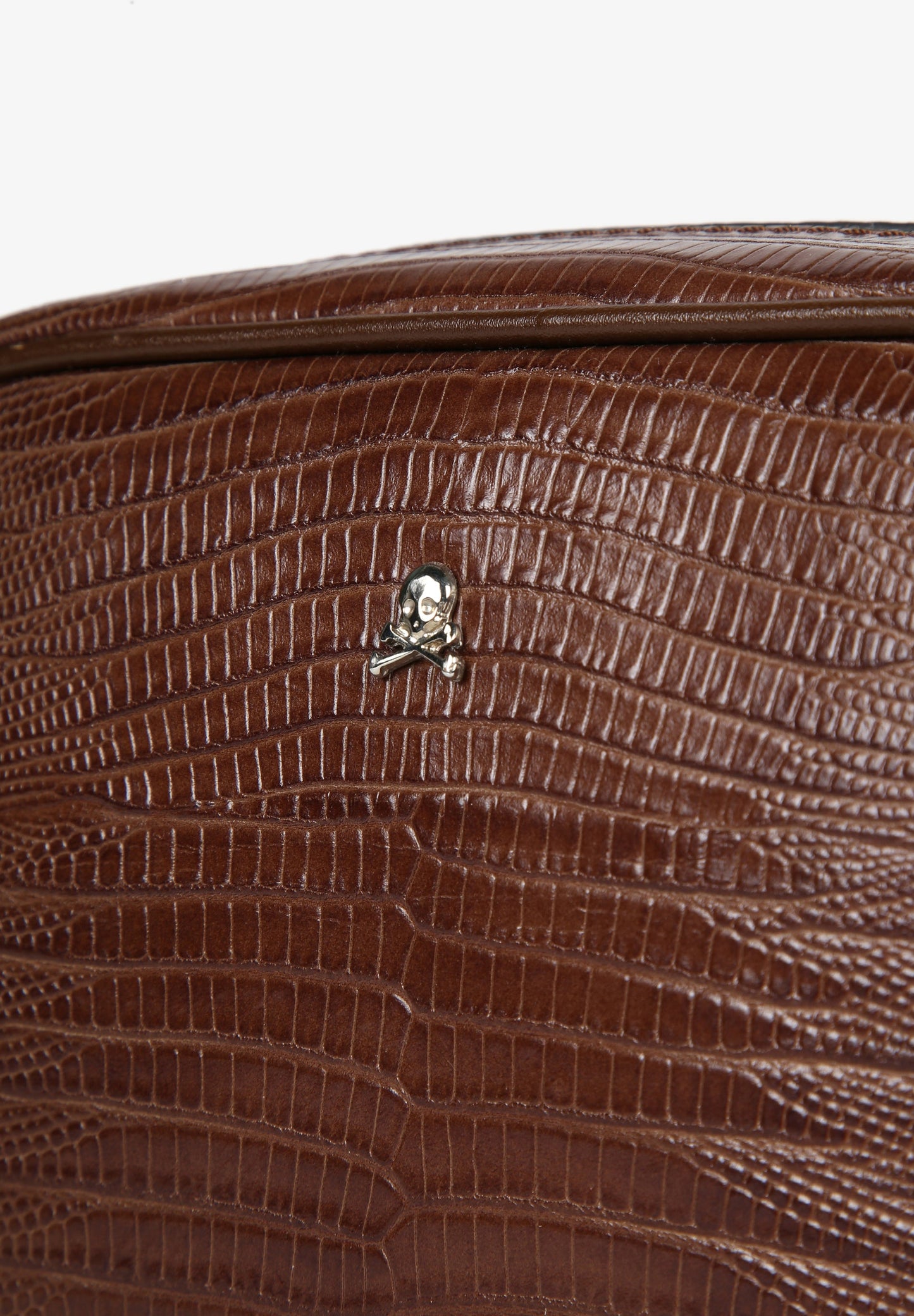 BOLSO PIEL GRABADA CALAVERA