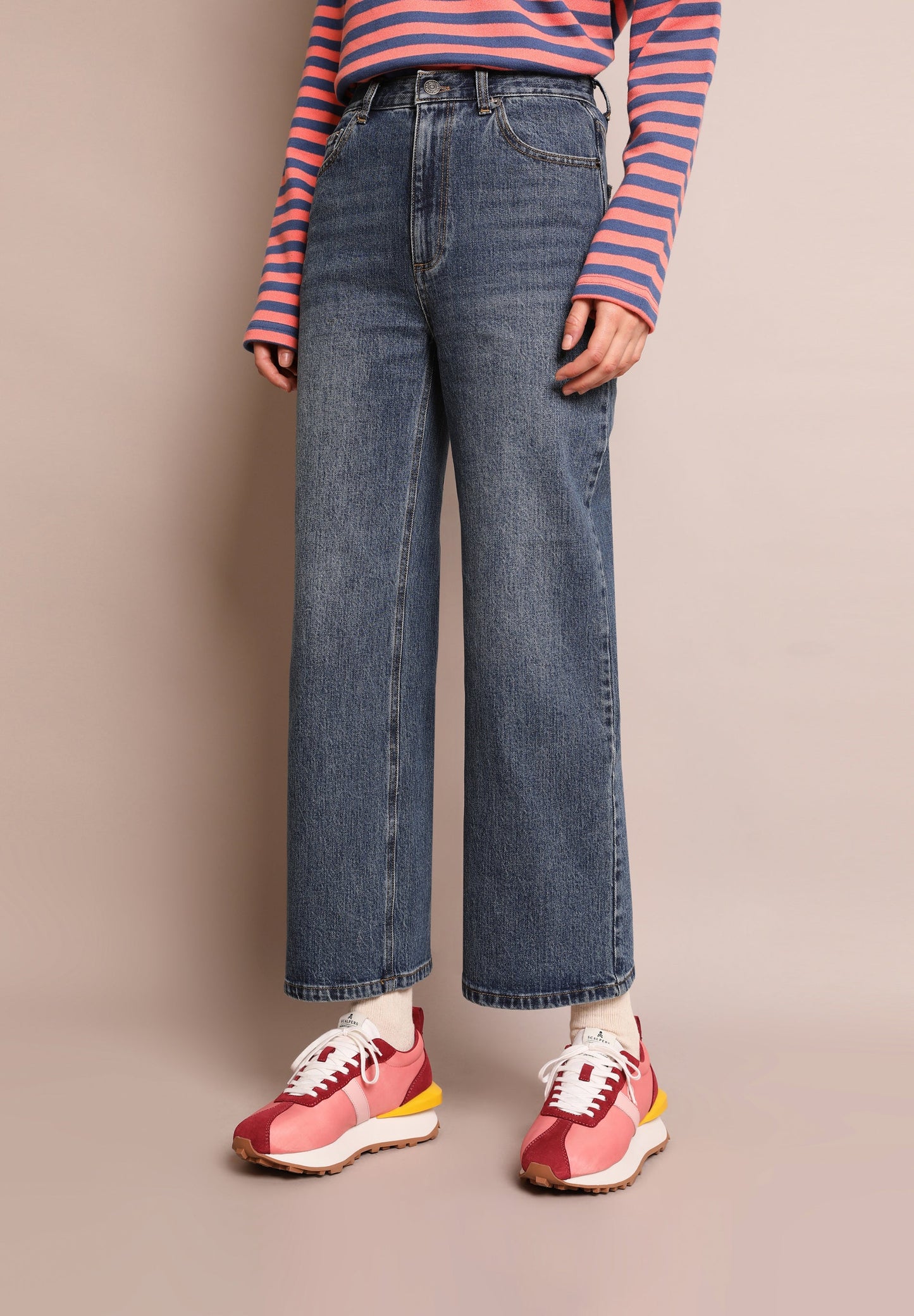 JEANS CULOTTE LAVADOS