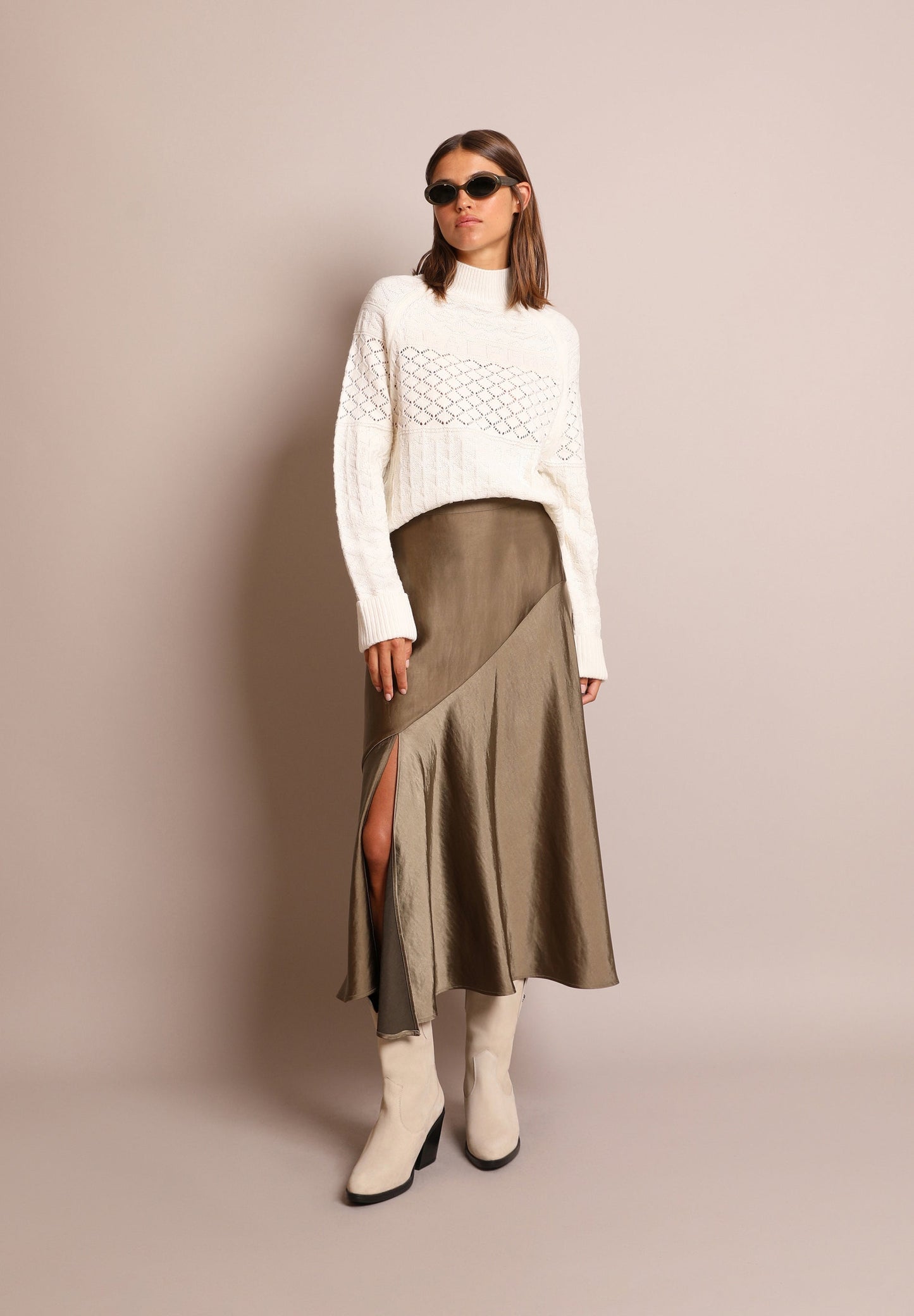 SATEN SKIRT