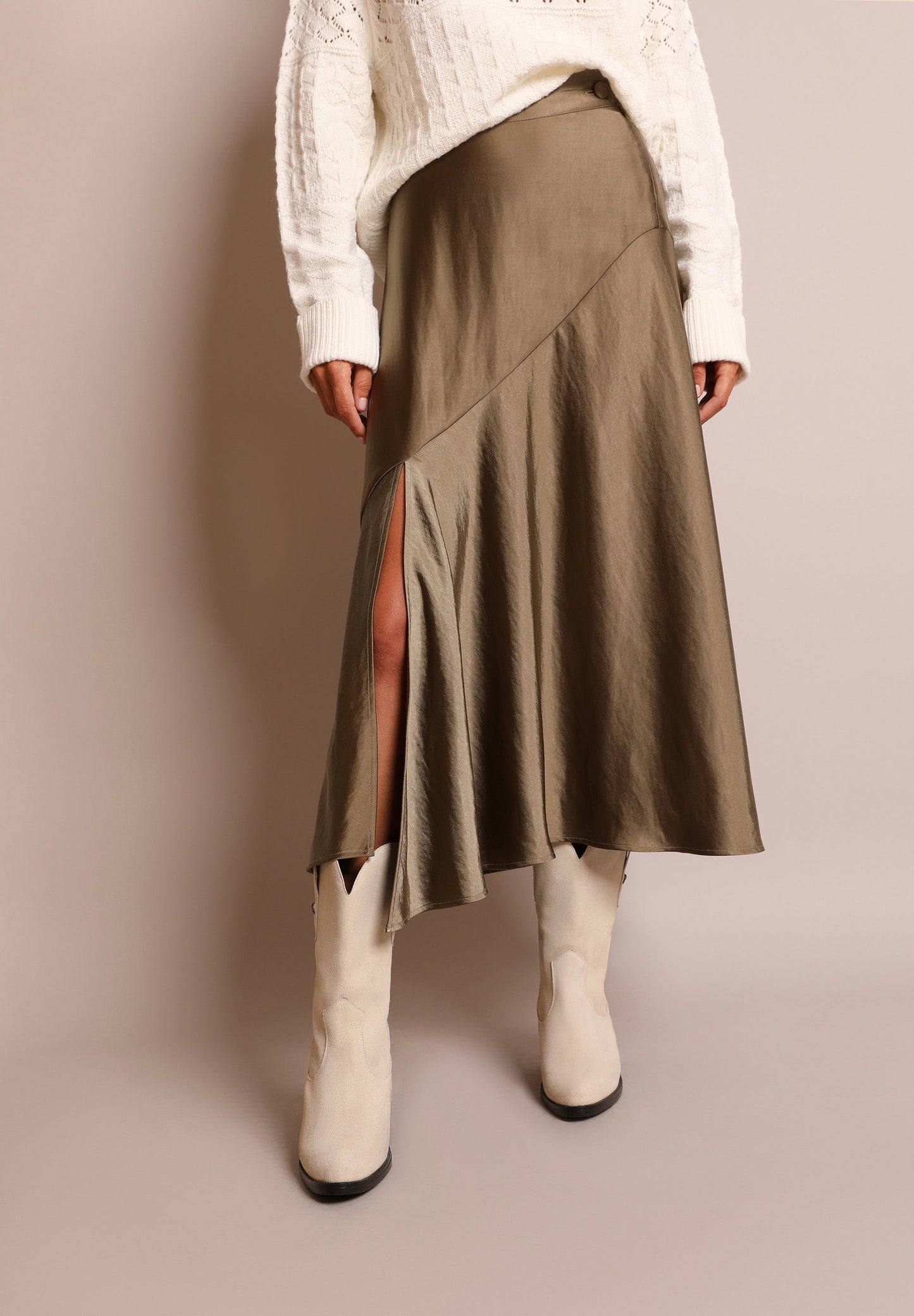 SATEN SKIRT