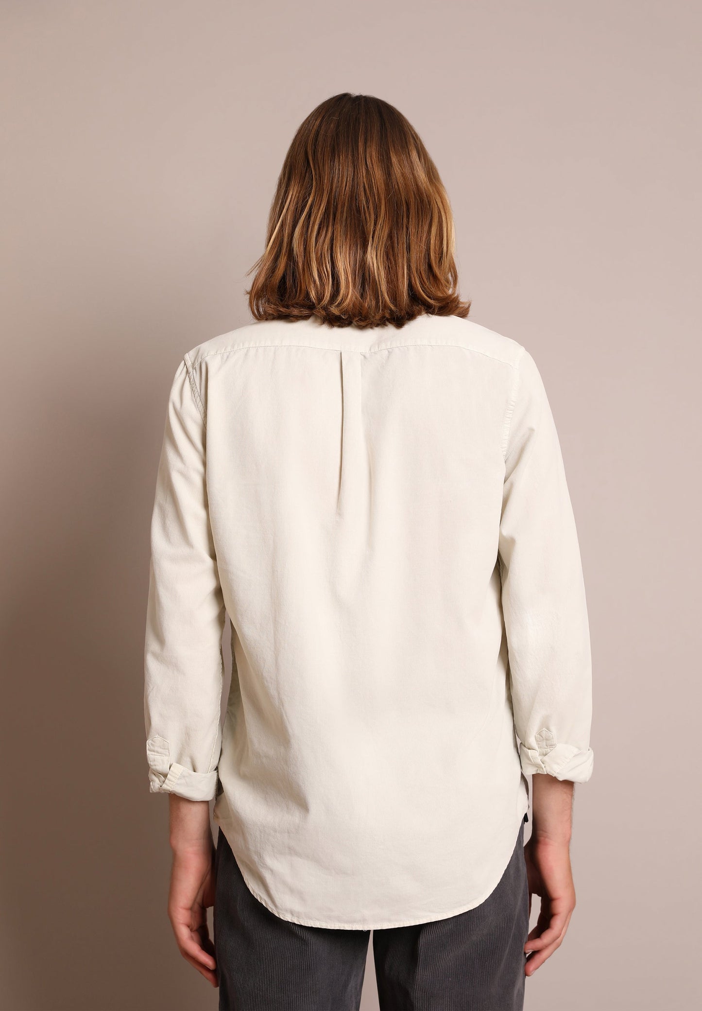 CAMISA PANA CUELLO CON BOTONES